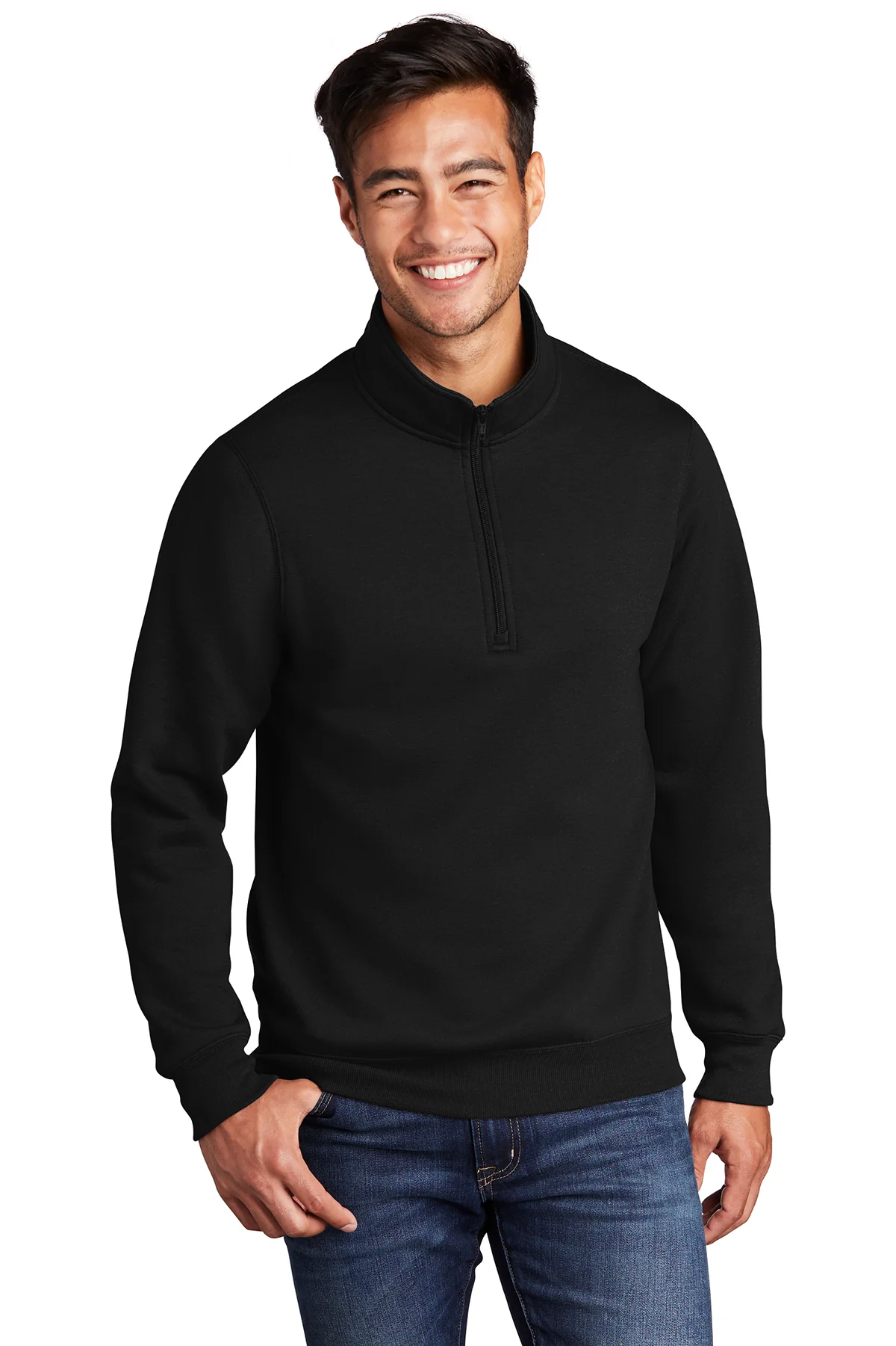 1/4 ZIP PULLOVER SWEATSHIRT PC78Q - Image 4