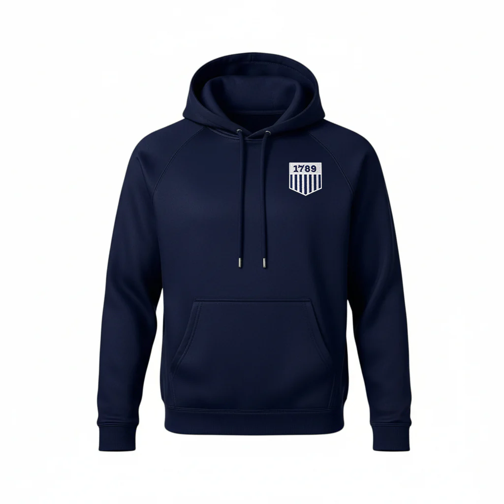 1789 EMBROIDERED SHIELD WICKING HOODED PULLOVER-F244 - Image 2