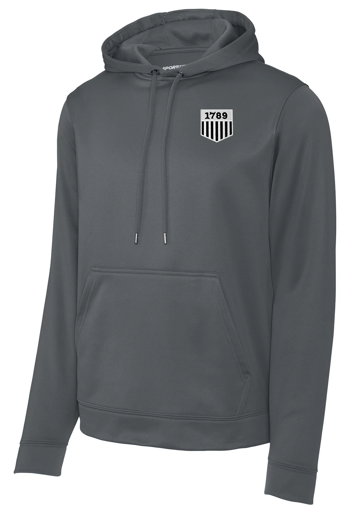 1789 EMBROIDERED SHIELD WICKING HOODED PULLOVER-F244 - Image 3