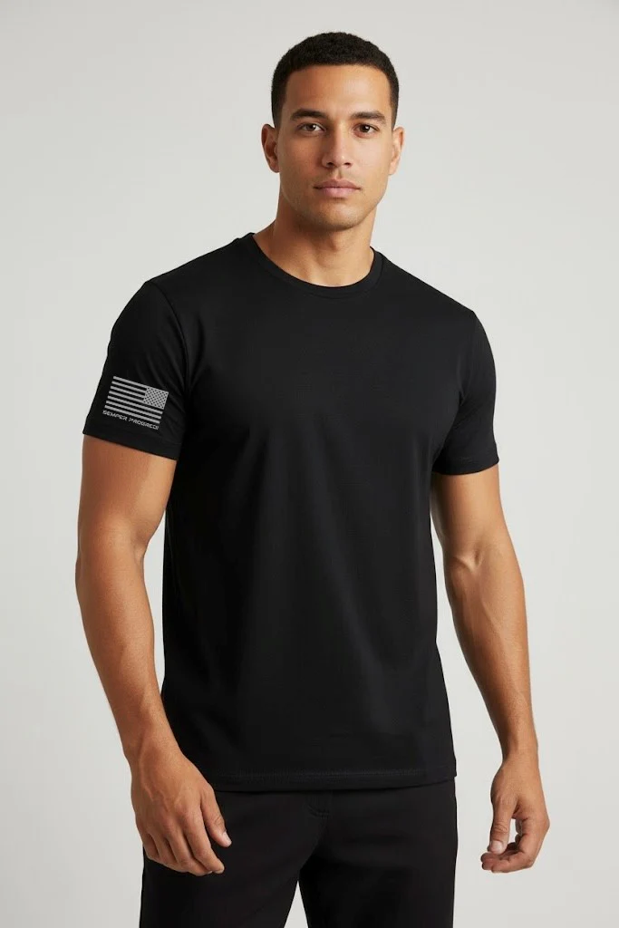 NEXT LEVEL 3 PACK SEMPER PROGREDI REV FLAG SHIRT-6410  ** FREE PVC PATCH - Image 6