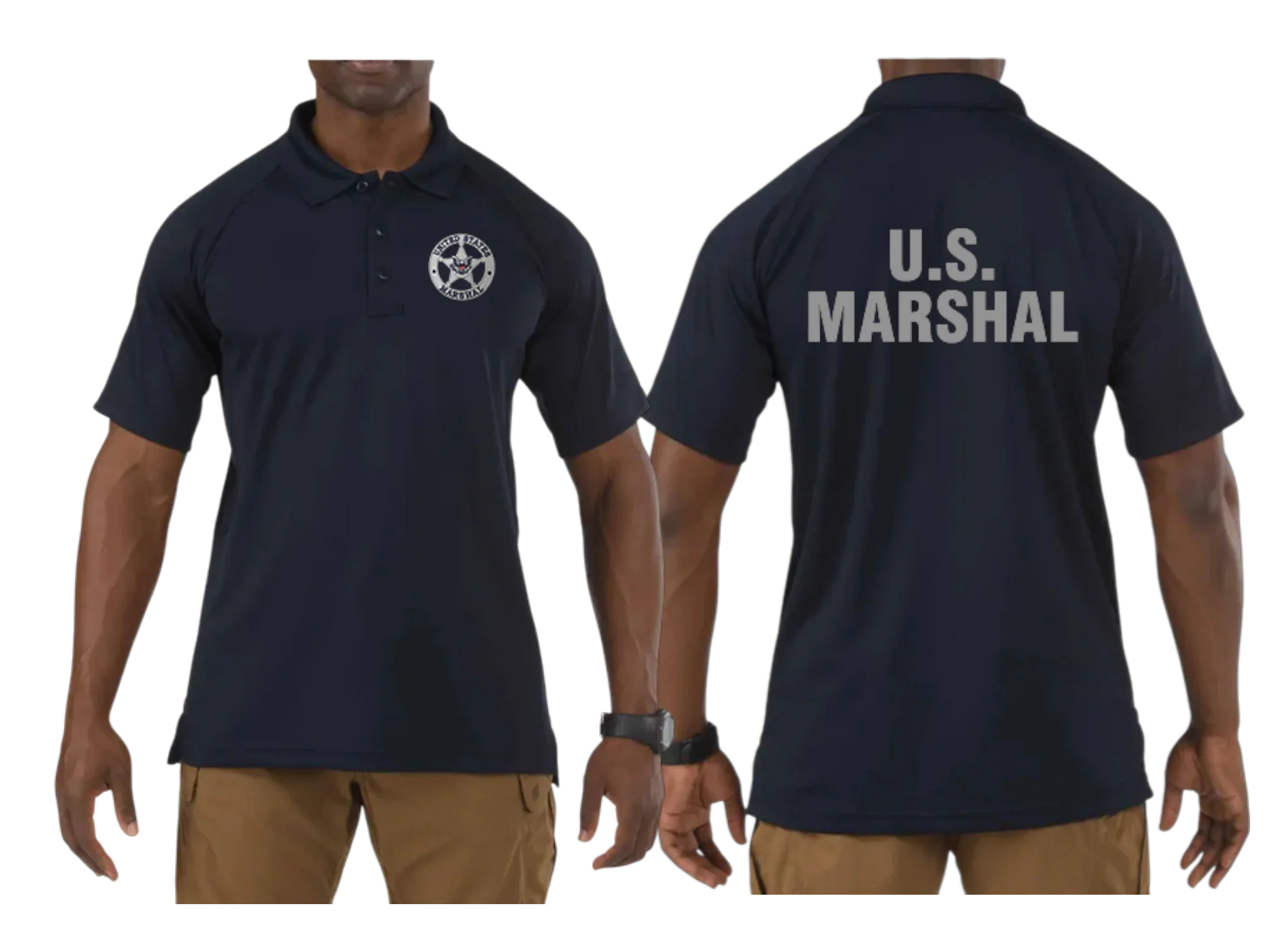 5.11 USMS STAR SILVER PERFORMANCE POLO SHORT SLEEVE