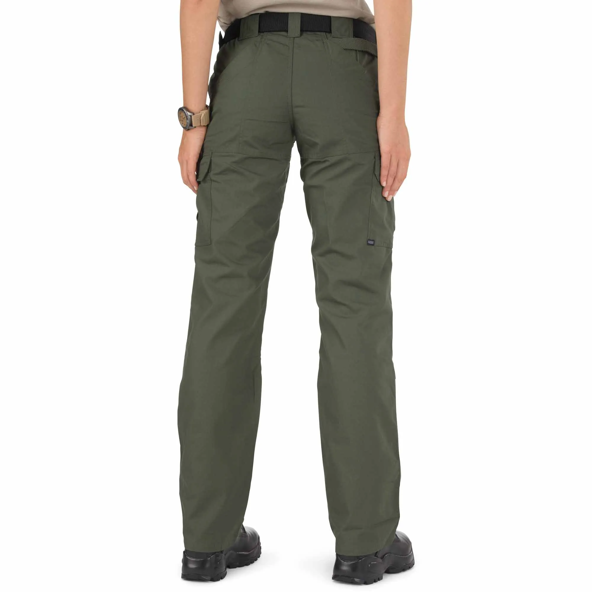 5.11 WOMEN'S TACLITE PRO RIPSTOP PANT-TDU GREEN - Image 2