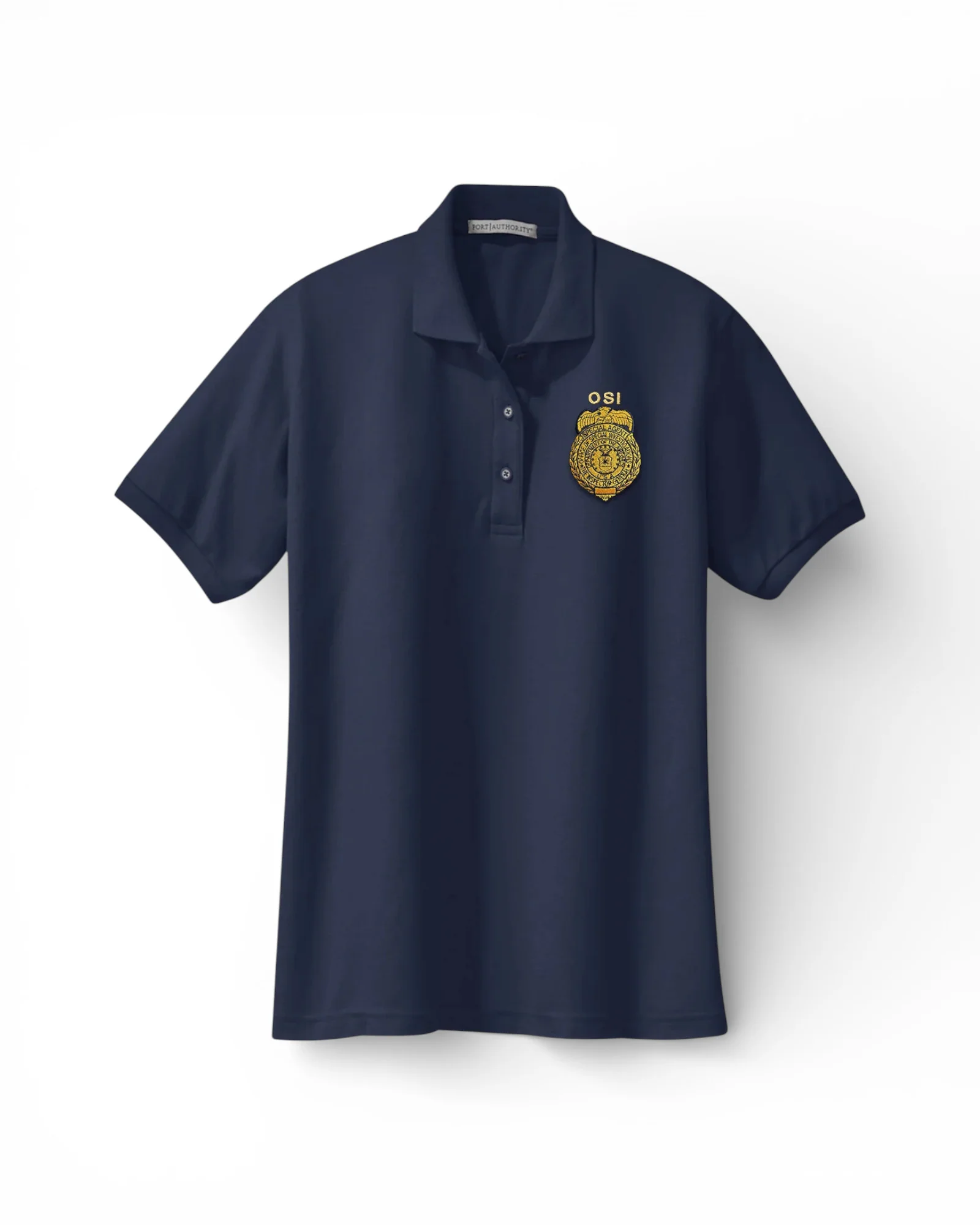 WOMEN'S AF OSI BADGE PORT AUTHORITY POLO - L500