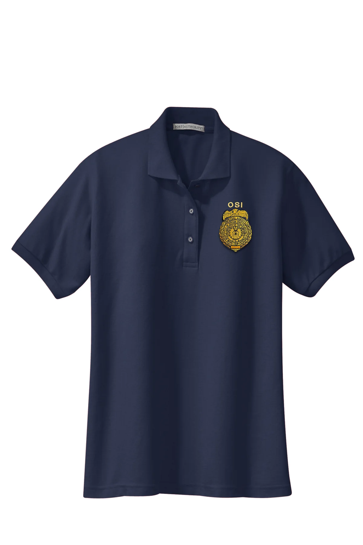 WOMEN'S AF OSI BADGE PORT AUTHORITY POLO - L500 - Image 2