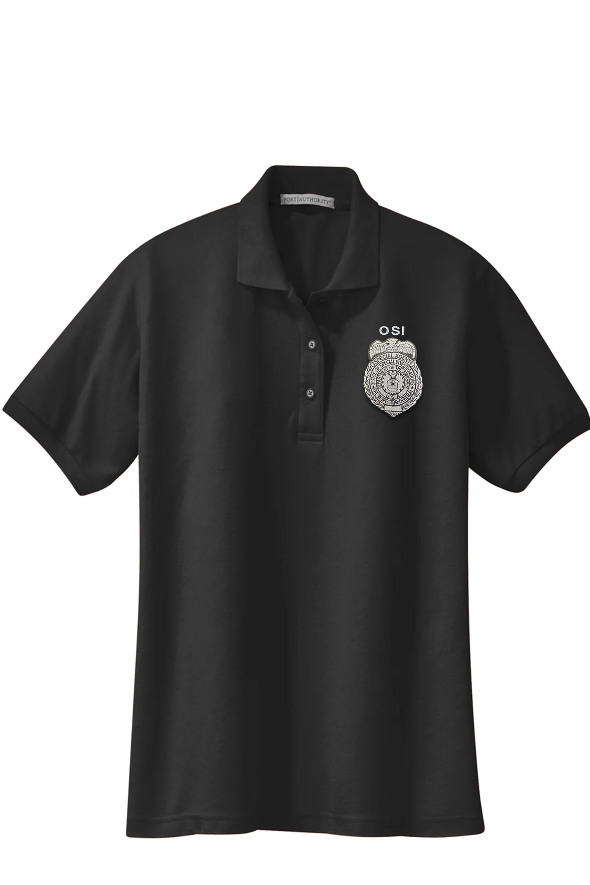 WOMEN'S AF OSI BADGE PORT AUTHORITY POLO - L500 - Image 4