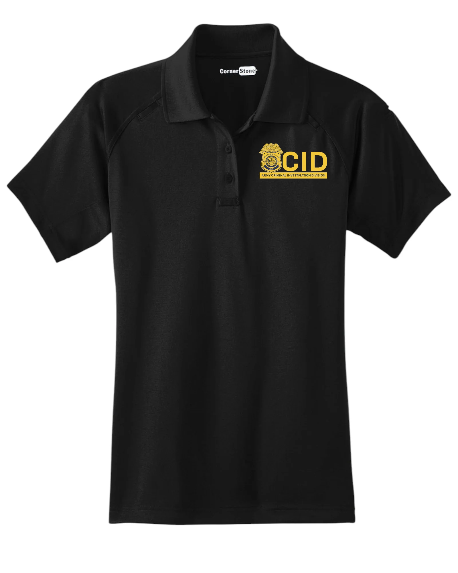 WOMEN'S ARMY CID PRINTED TACTICAL POLO-CS411