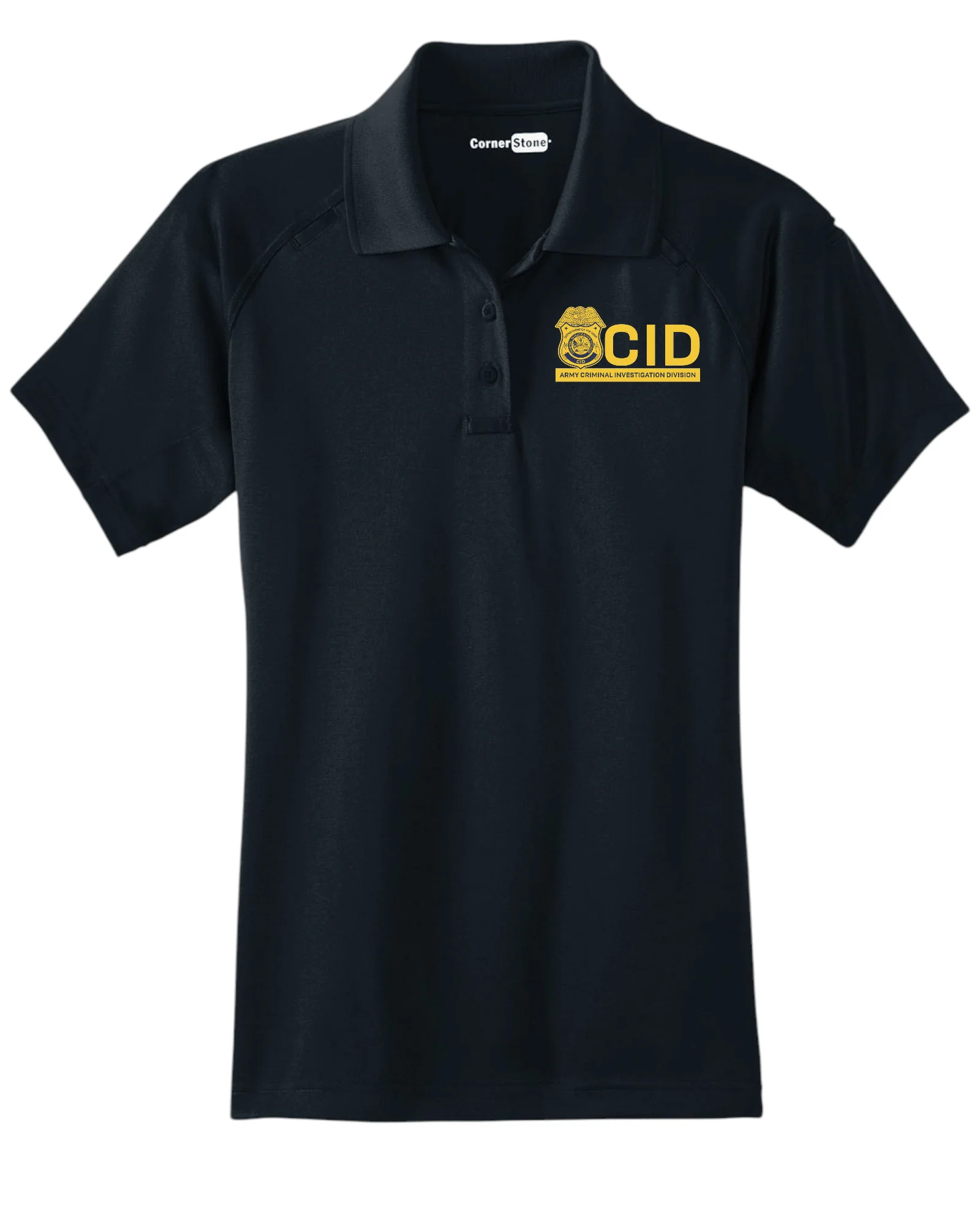WOMEN'S ARMY CID PRINTED TACTICAL POLO-CS411 - Image 2