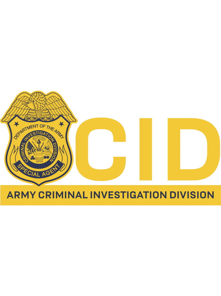 MEN'S ARMY CID-SPECIAL AGENT PRINTED LOGO SPORT WICK STRETCH 1/2 ZIP PULLOVER-ST850 - Image 2