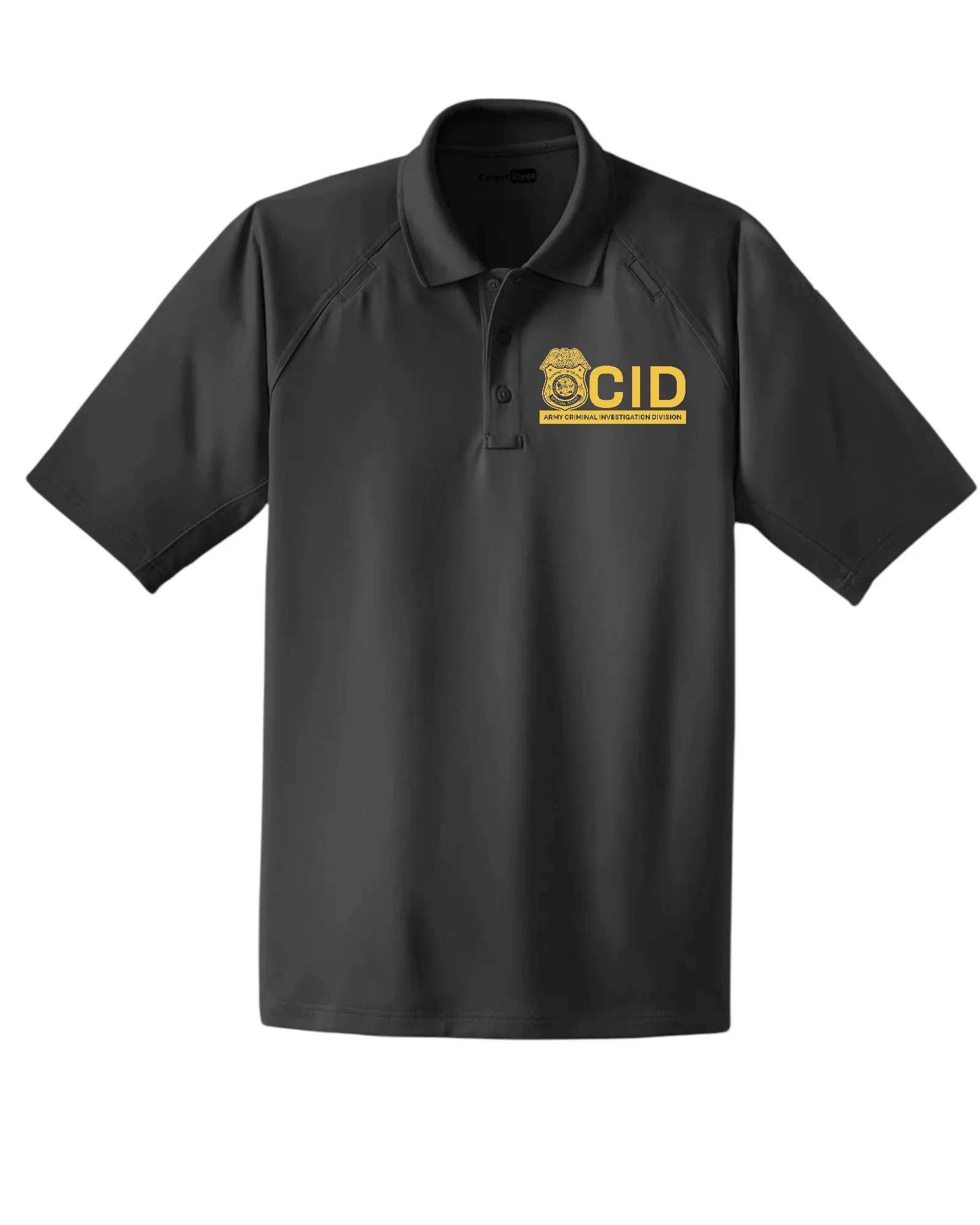 MEN'S ARMY CID SPECIAL AGENT PRINTED TACTICAL POLO -CS410 - Image 4