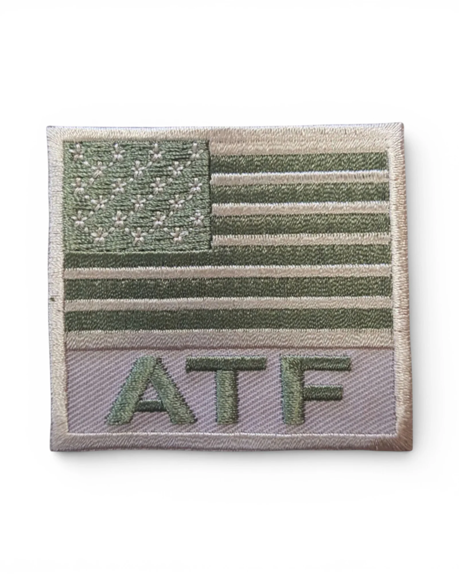 ATF FLAG PATCH TAN/OD GREEN