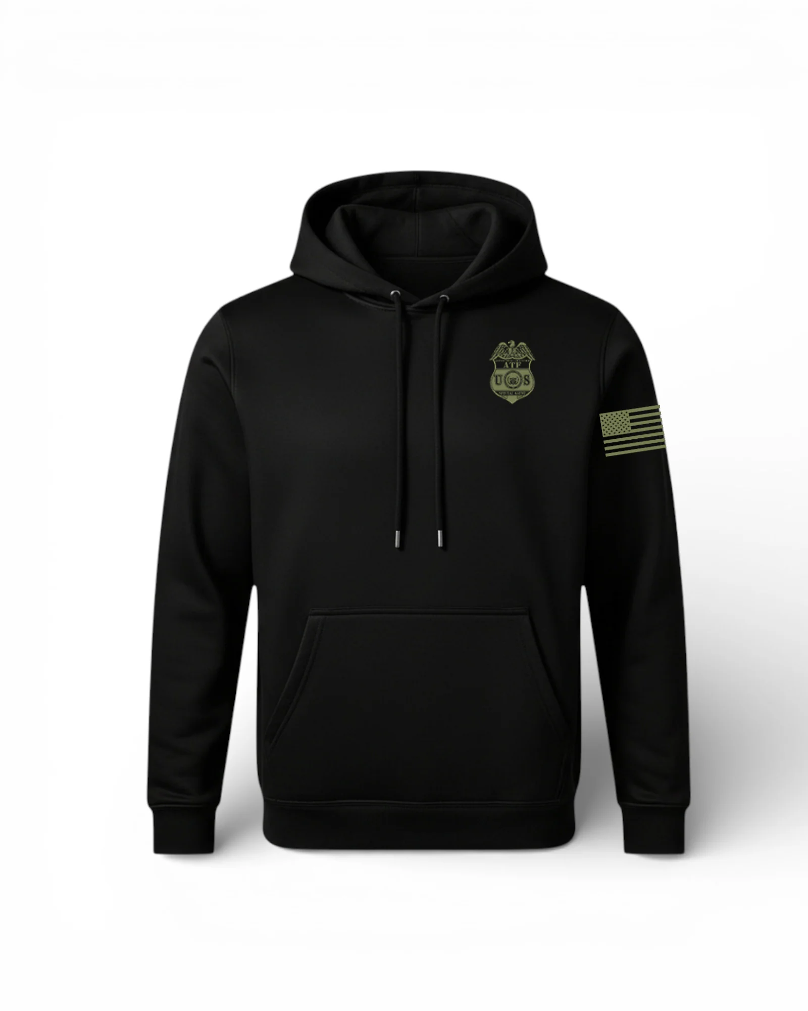 ATF S/A BADGE W/ FLAG WICKING HOODED PULLOVER-F244 - Image 2