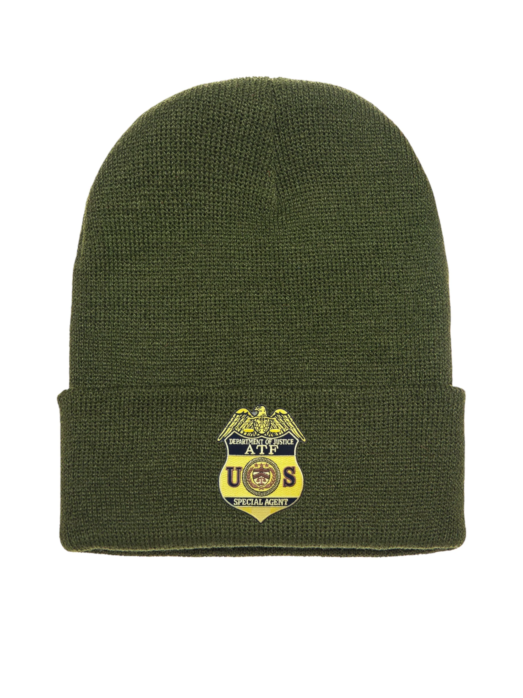 ATF SPECIAL AGENT BADGE CUFFED KNIT BEANIE - Image 10