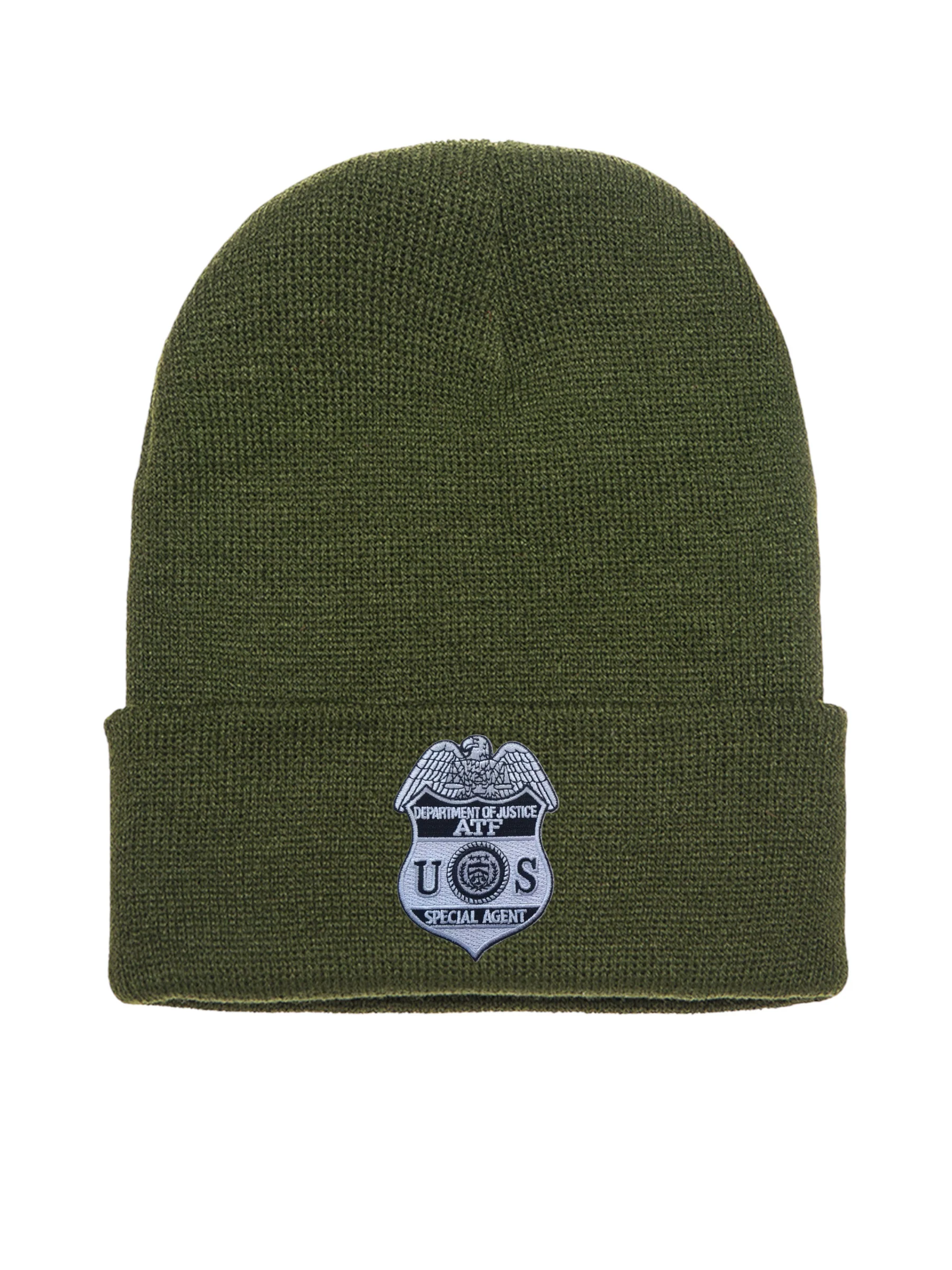 ATF SPECIAL AGENT BADGE CUFFED KNIT BEANIE - Image 11