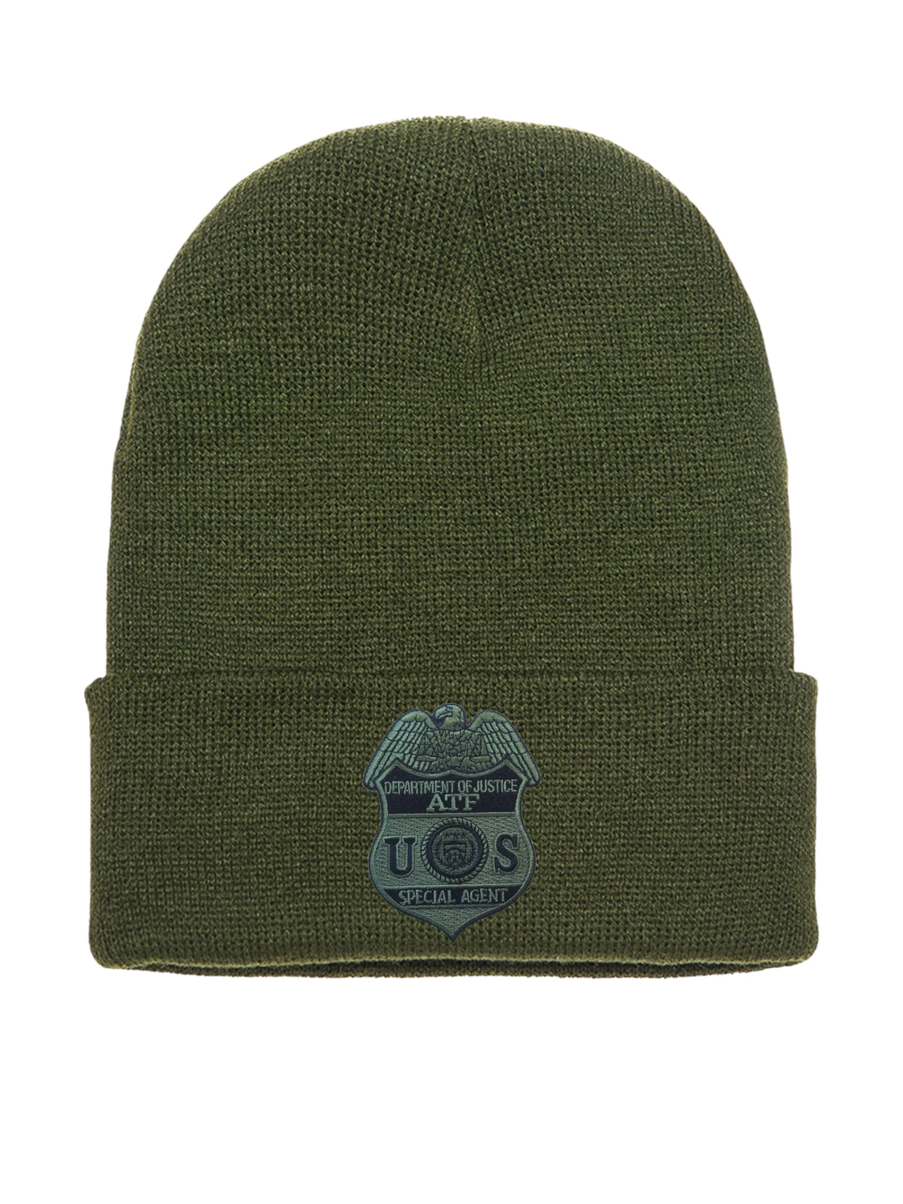 ATF SPECIAL AGENT BADGE CUFFED KNIT BEANIE - Image 12