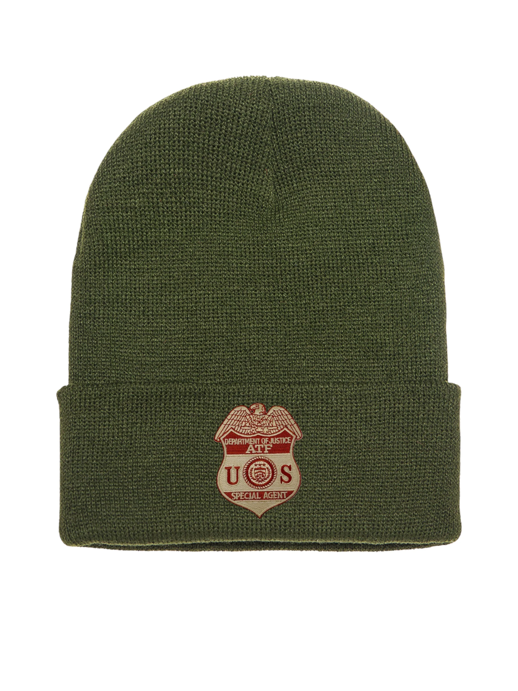 ATF SPECIAL AGENT BADGE CUFFED KNIT BEANIE - Image 13