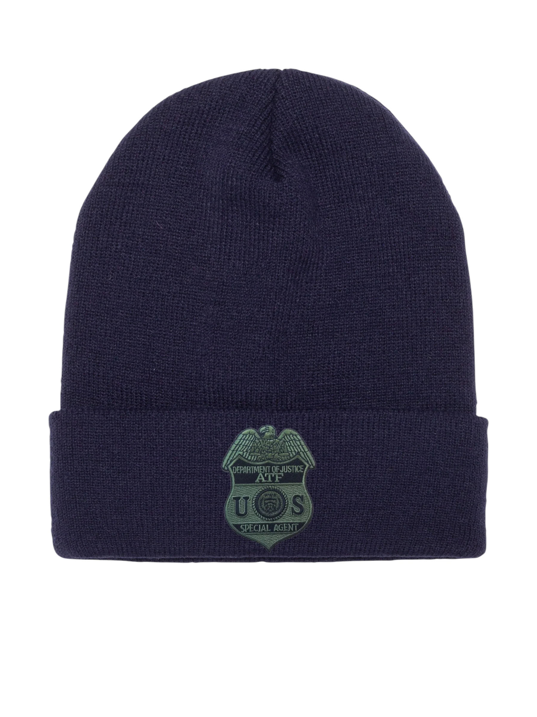 ATF SPECIAL AGENT BADGE CUFFED KNIT BEANIE - Image 4