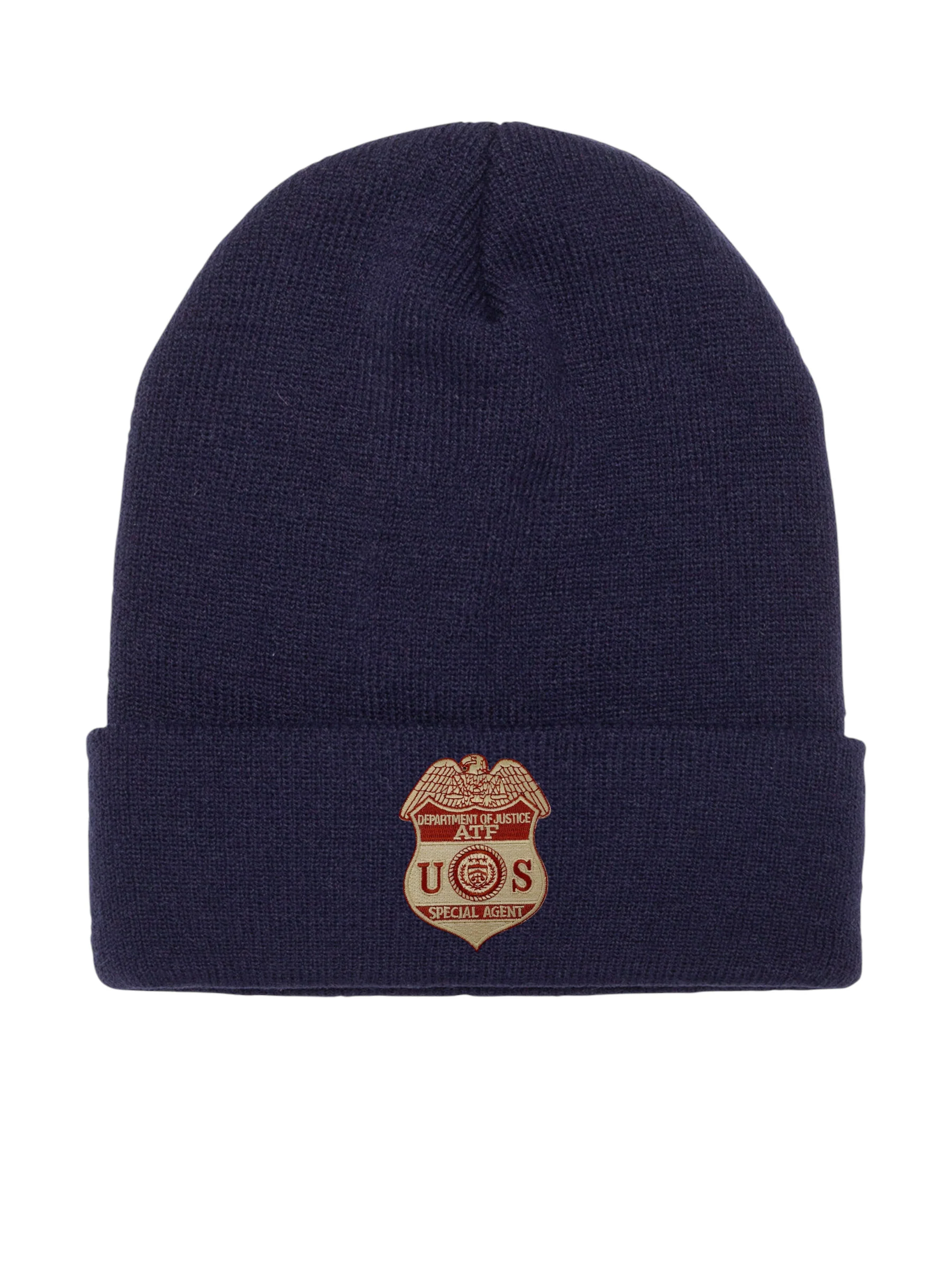 ATF SPECIAL AGENT BADGE CUFFED KNIT BEANIE - Image 5