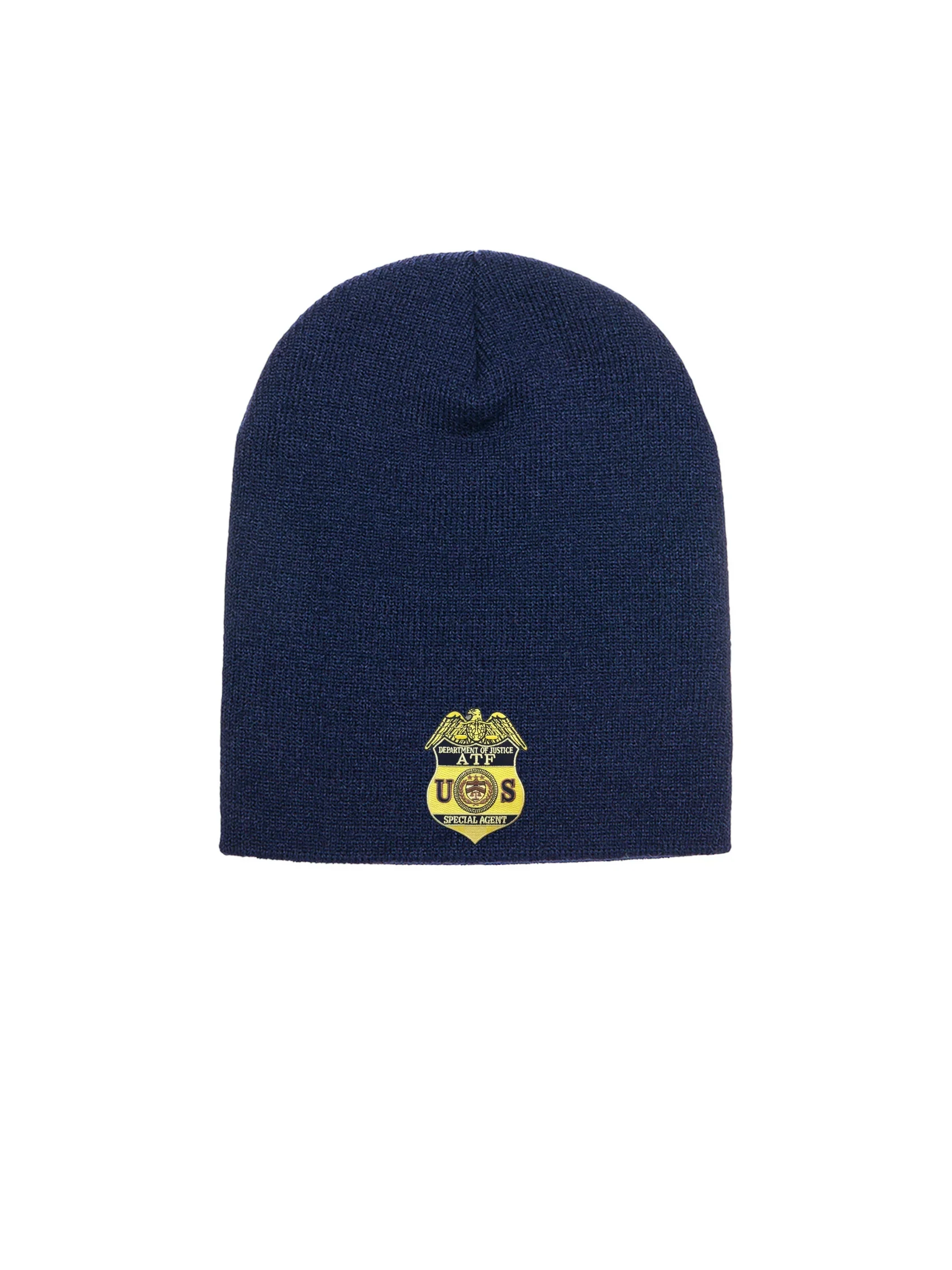 ATF SPECIAL AGENT BADGE SKULL KNIT BEANIE