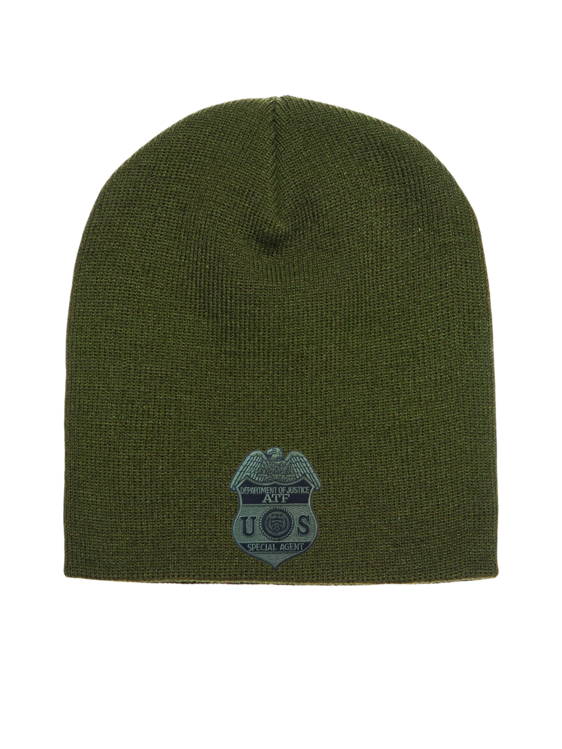 ATF SPECIAL AGENT BADGE SKULL KNIT BEANIE - Image 11
