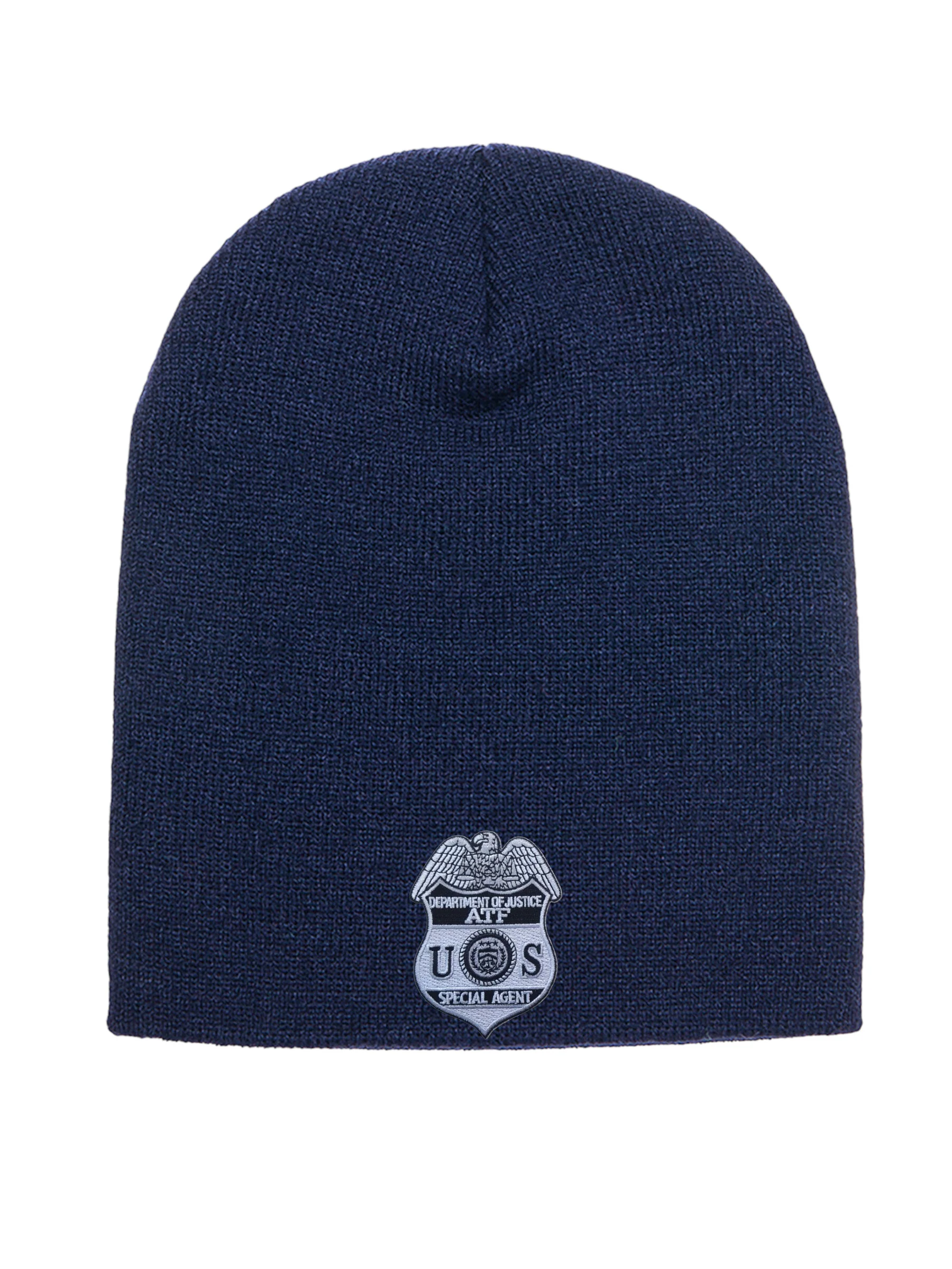 ATF SPECIAL AGENT BADGE SKULL KNIT BEANIE - Image 2