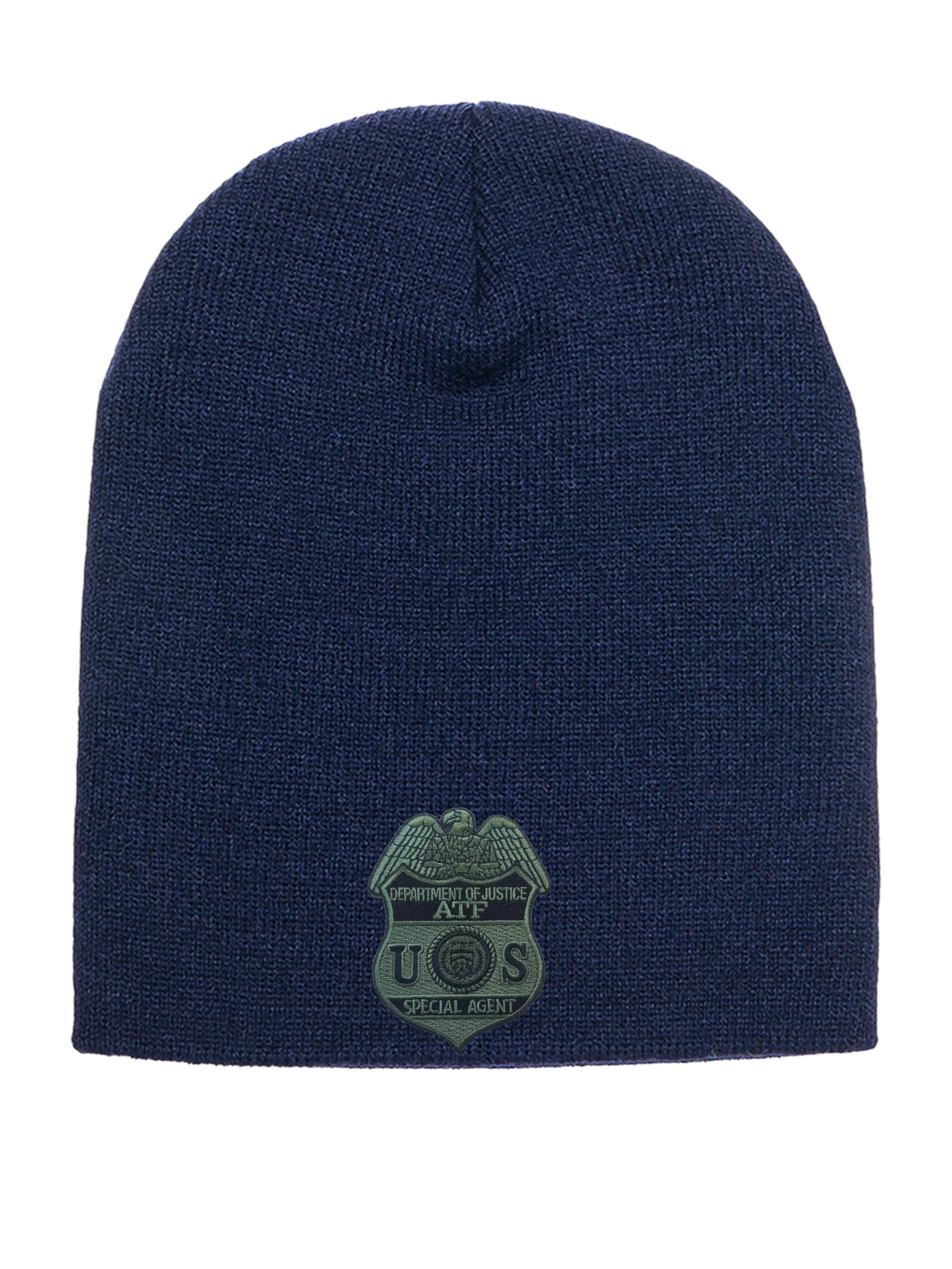 ATF SPECIAL AGENT BADGE SKULL KNIT BEANIE - Image 3
