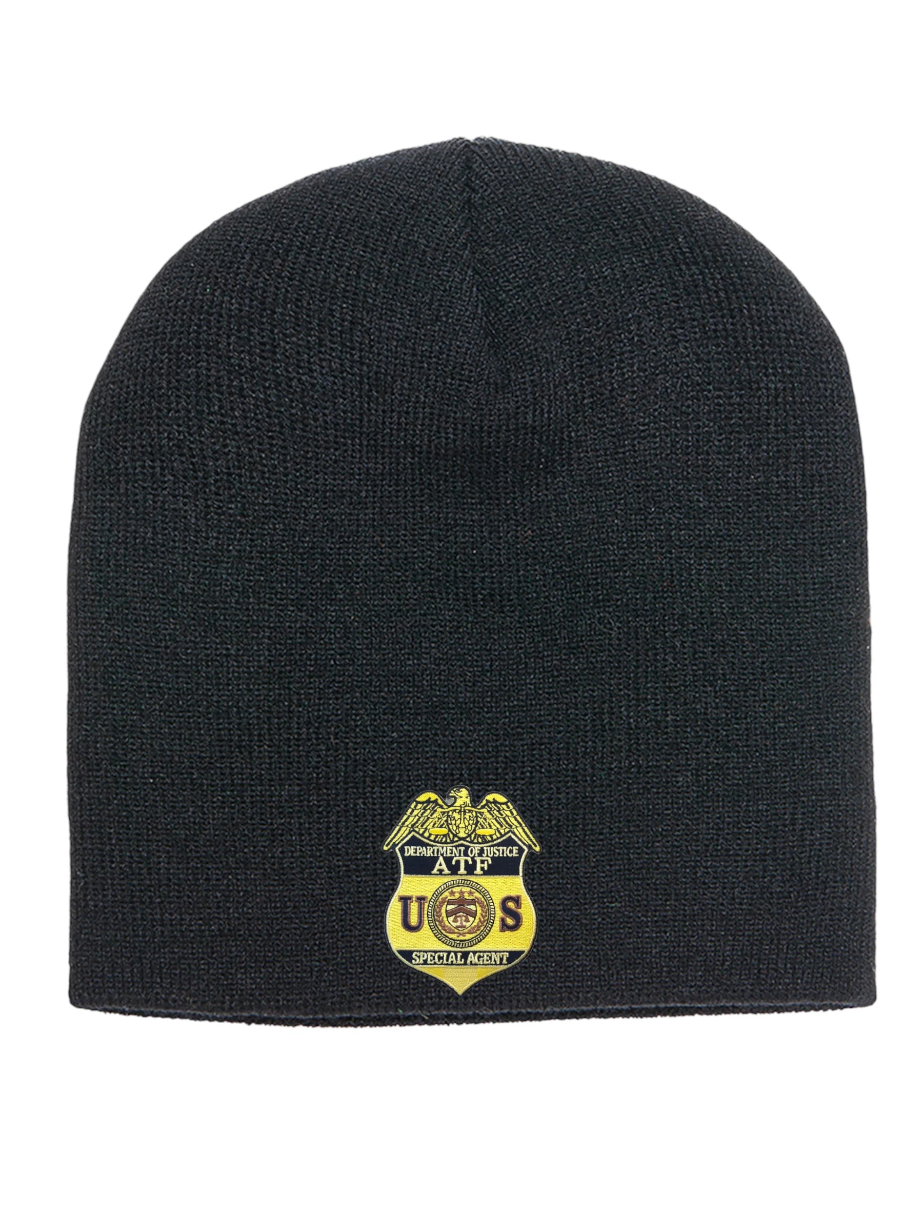 ATF SPECIAL AGENT BADGE SKULL KNIT BEANIE - Image 5