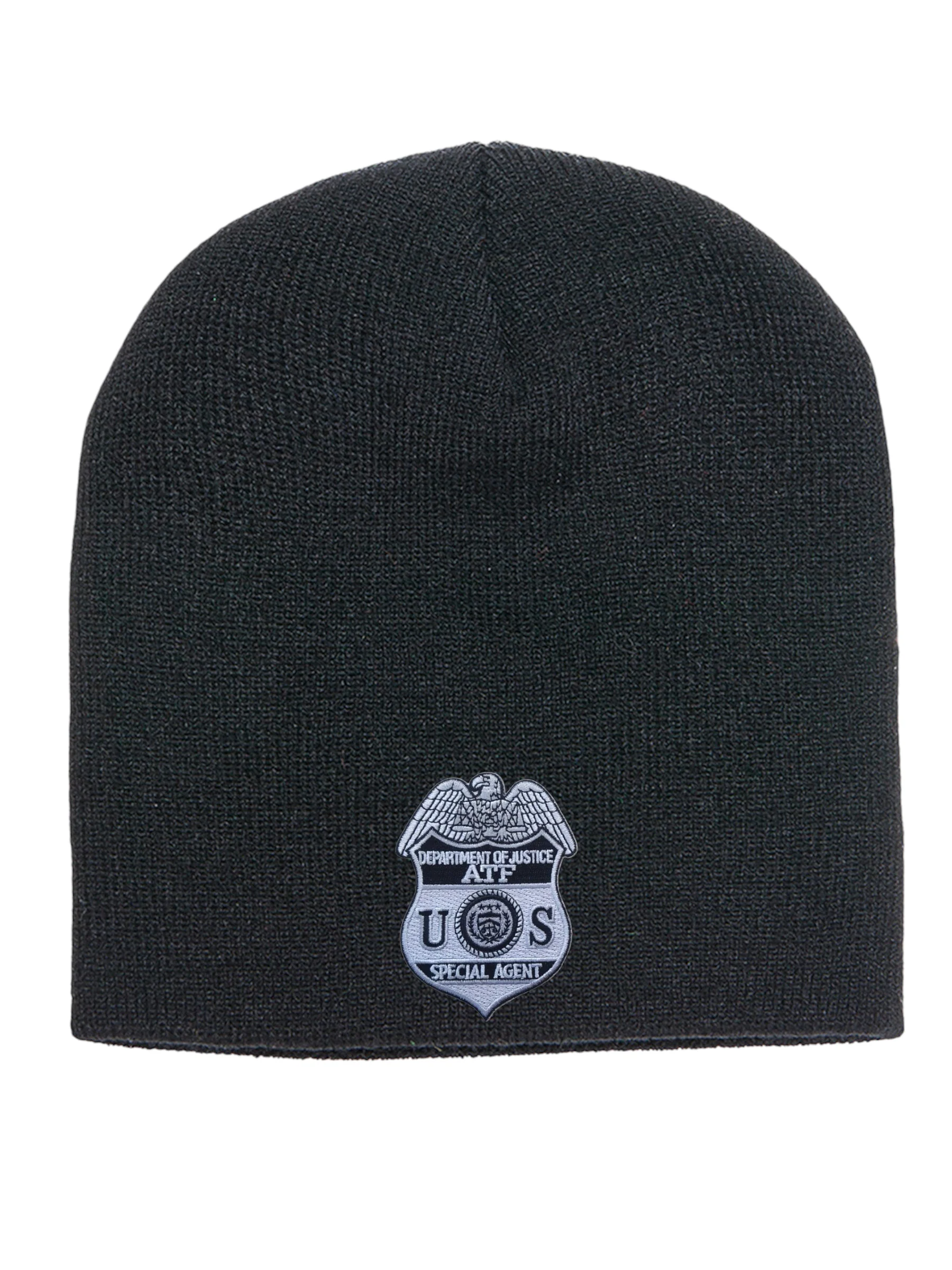 ATF SPECIAL AGENT BADGE SKULL KNIT BEANIE - Image 6
