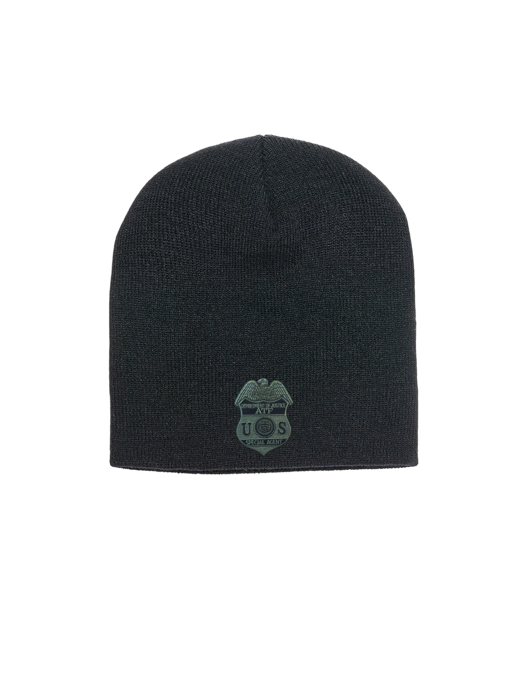 ATF SPECIAL AGENT BADGE SKULL KNIT BEANIE - Image 7