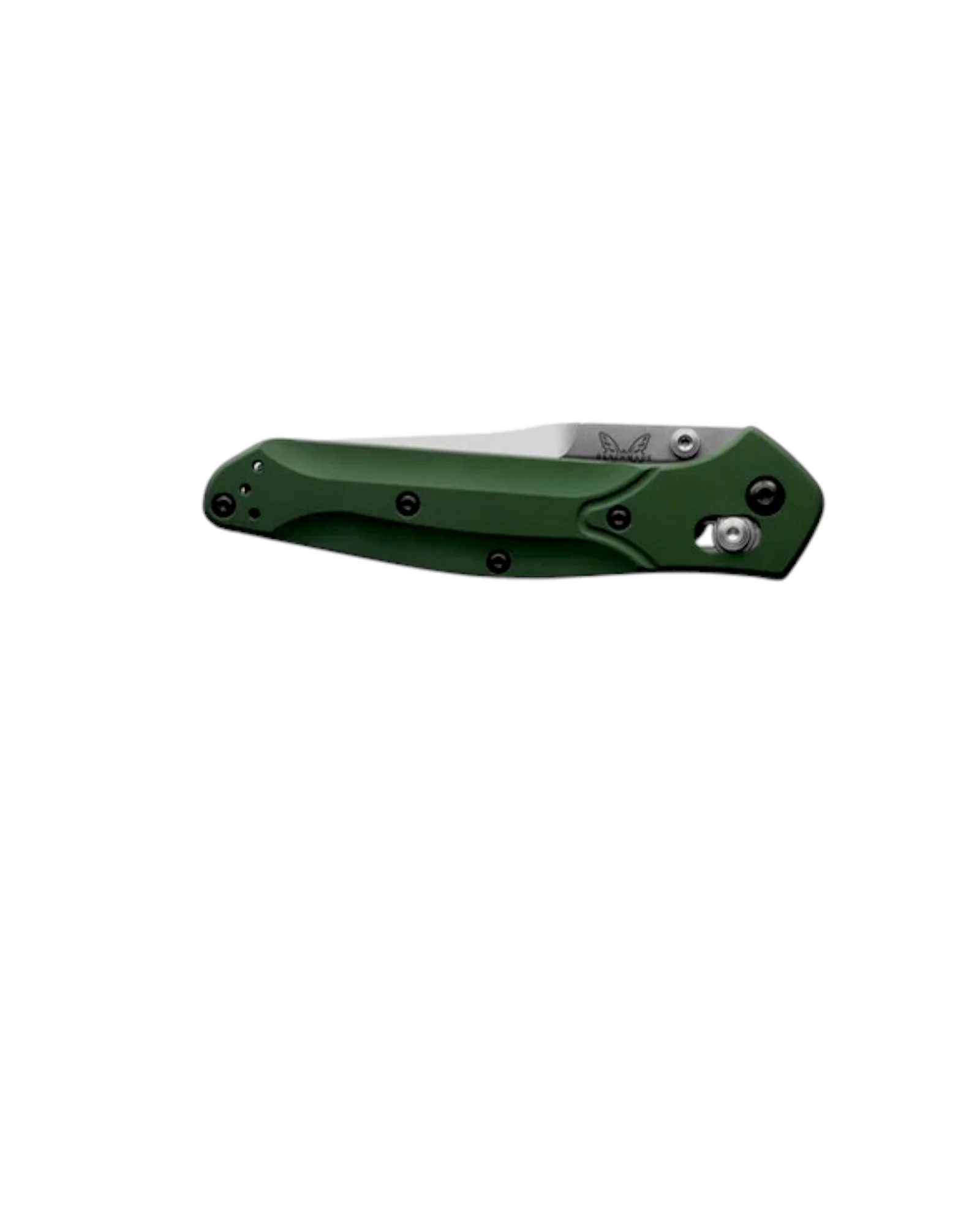 BENCHMADE 940 OSBORNE GREEN ALUMINUM KNIFE - Image 3