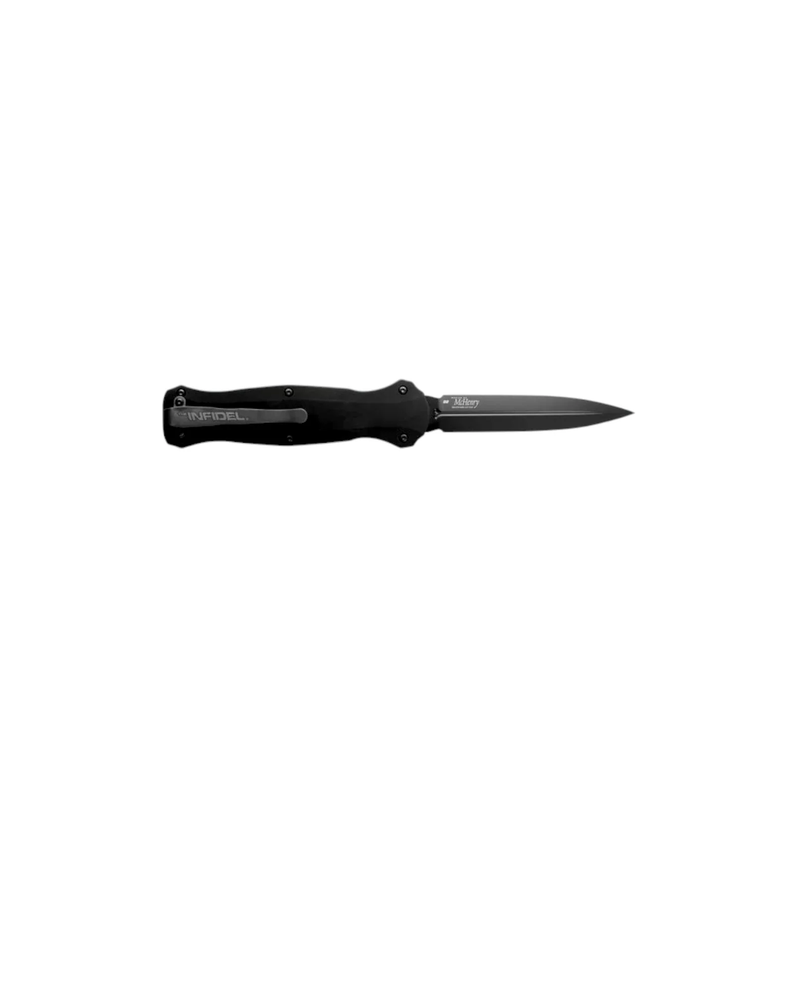 BENCHMADE INFIDEL BLACK ALUMINUM KNIFE- 3300BK - Image 3