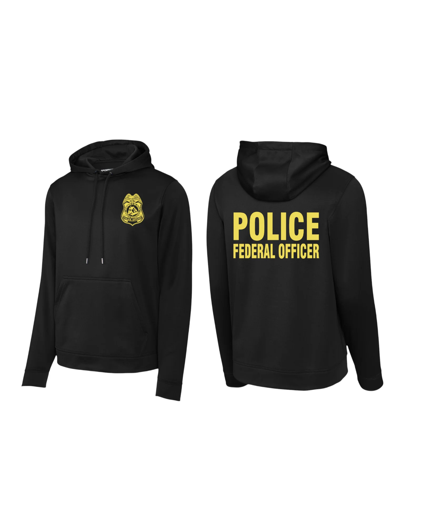 BIA POLICE OFFICER RAID WICKING HOODIE-F244