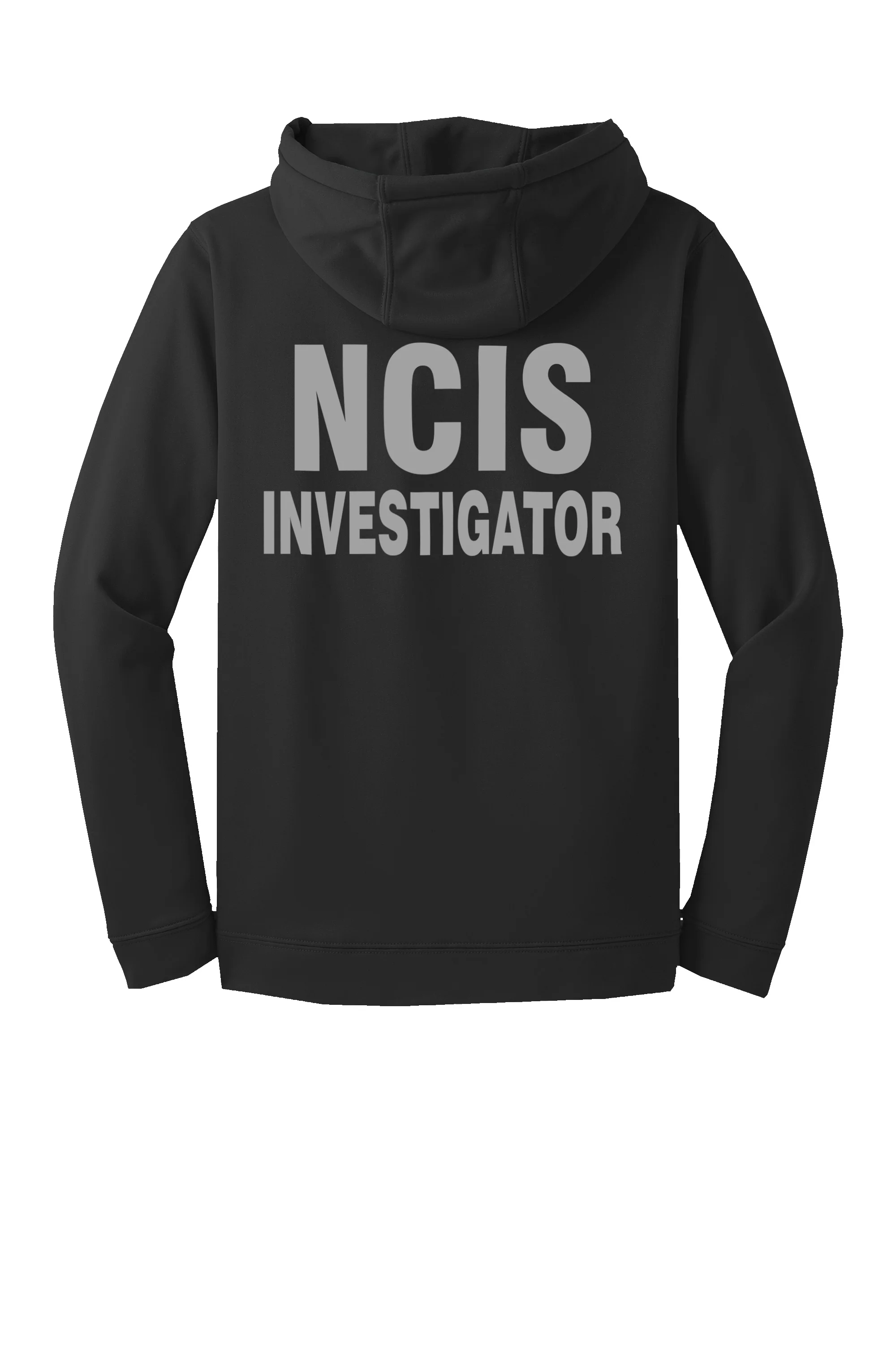 NCIS INVESTIGATOR WICKING HOODIE IN GREY INK-F244 - Image 3