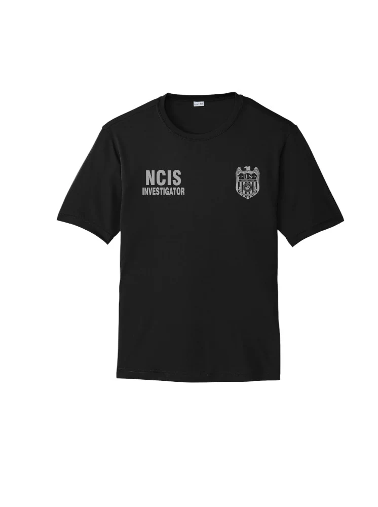 NCIS INVESTIGATOR WICKING SHIRT IN GREY INK-ST350 - Image 2