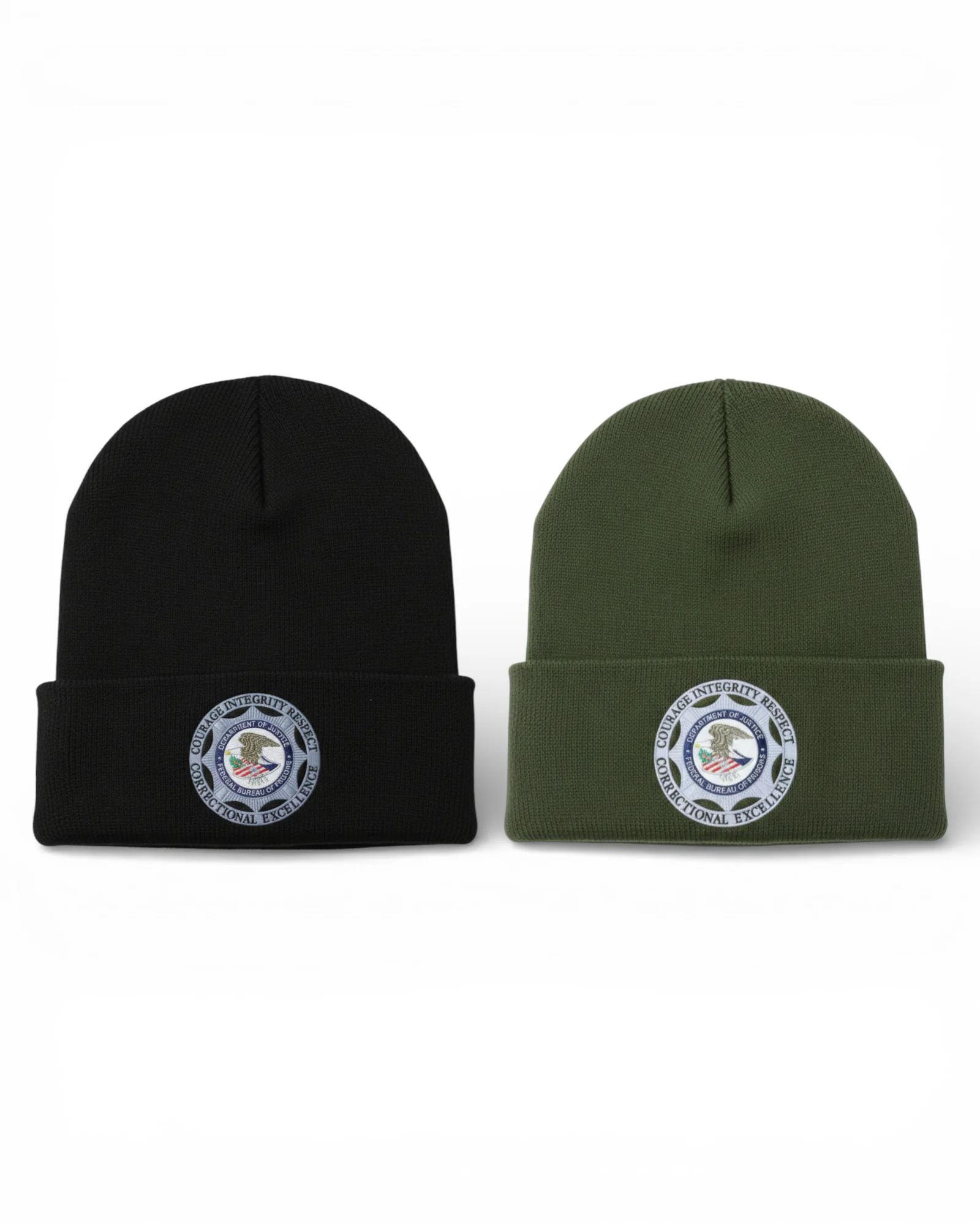 BOP BADGE CUFFED KNIT BEANIE