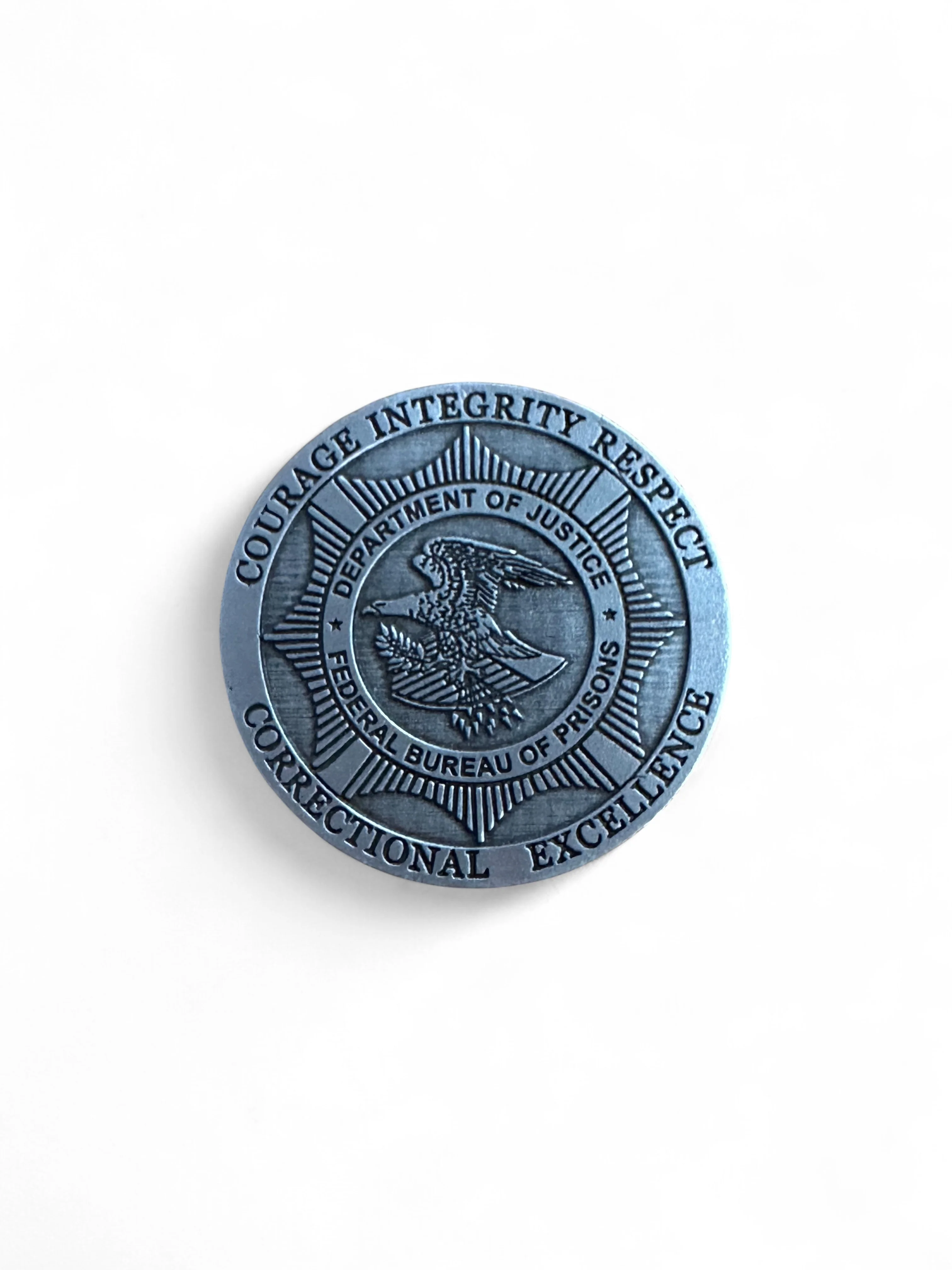 BOP BADGE PEWTER MAGNET