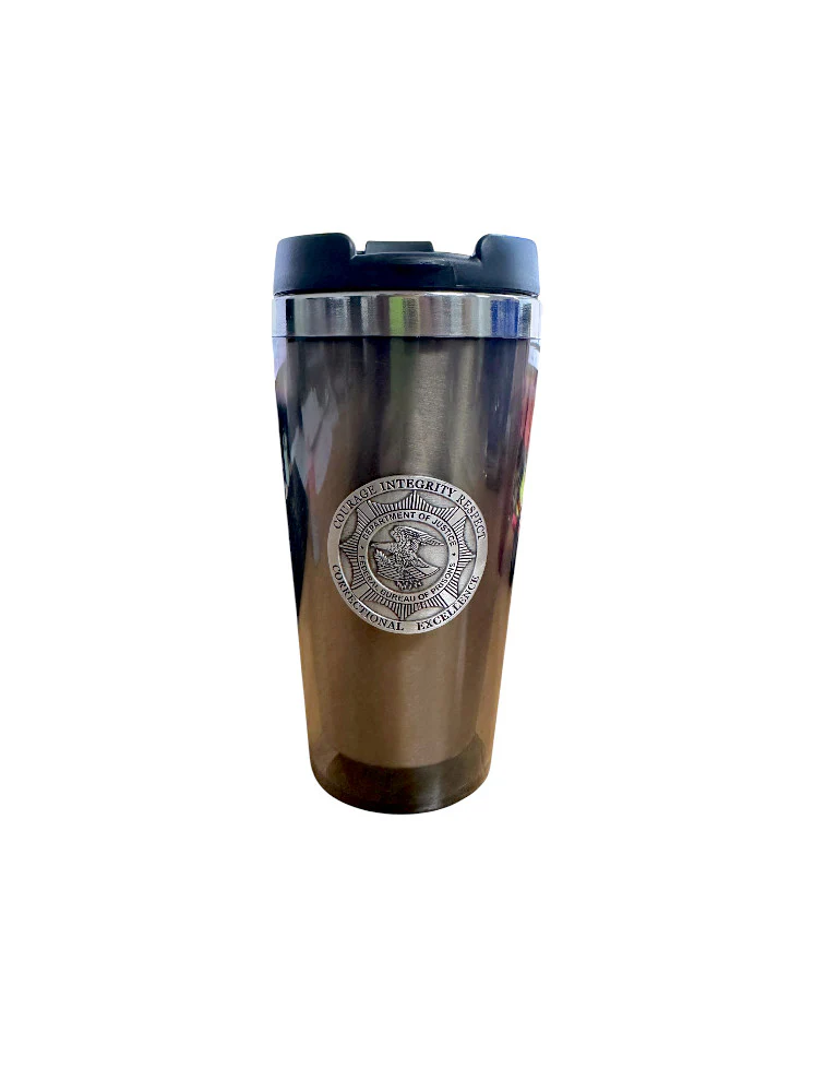 BOP INSULATED TUMBLER WITH PEWTER BADGE - Image 2