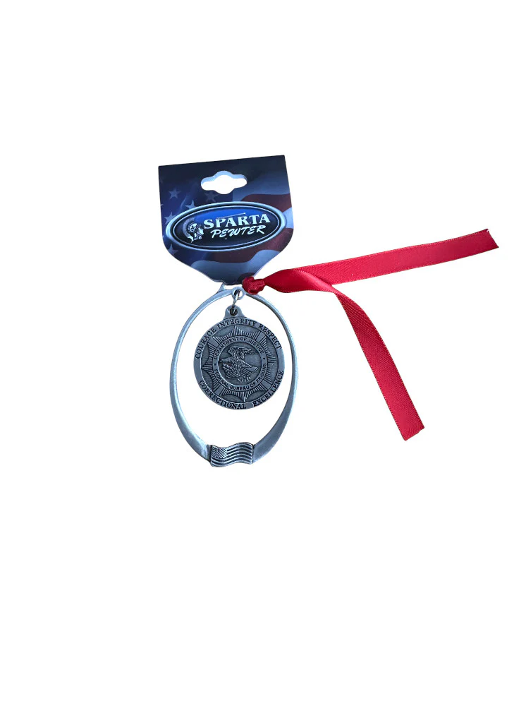 BOP PEWTER CHRISTMAS ORNAMENT