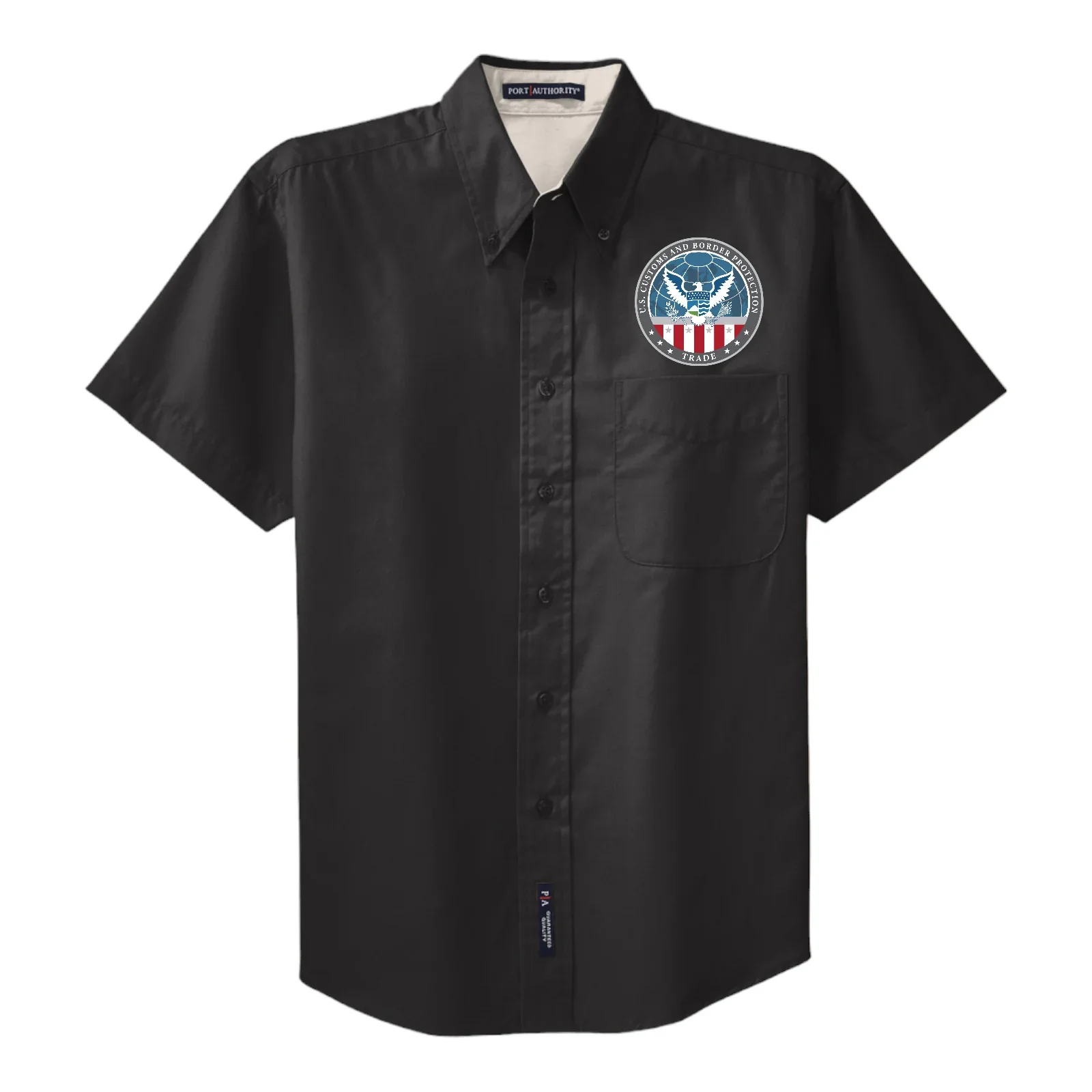 MEN'S CBP OFFICE OF TRADE SHORT SLEEVE TWILL BUTTON UP DRESS SHIRT-S508 - Image 32