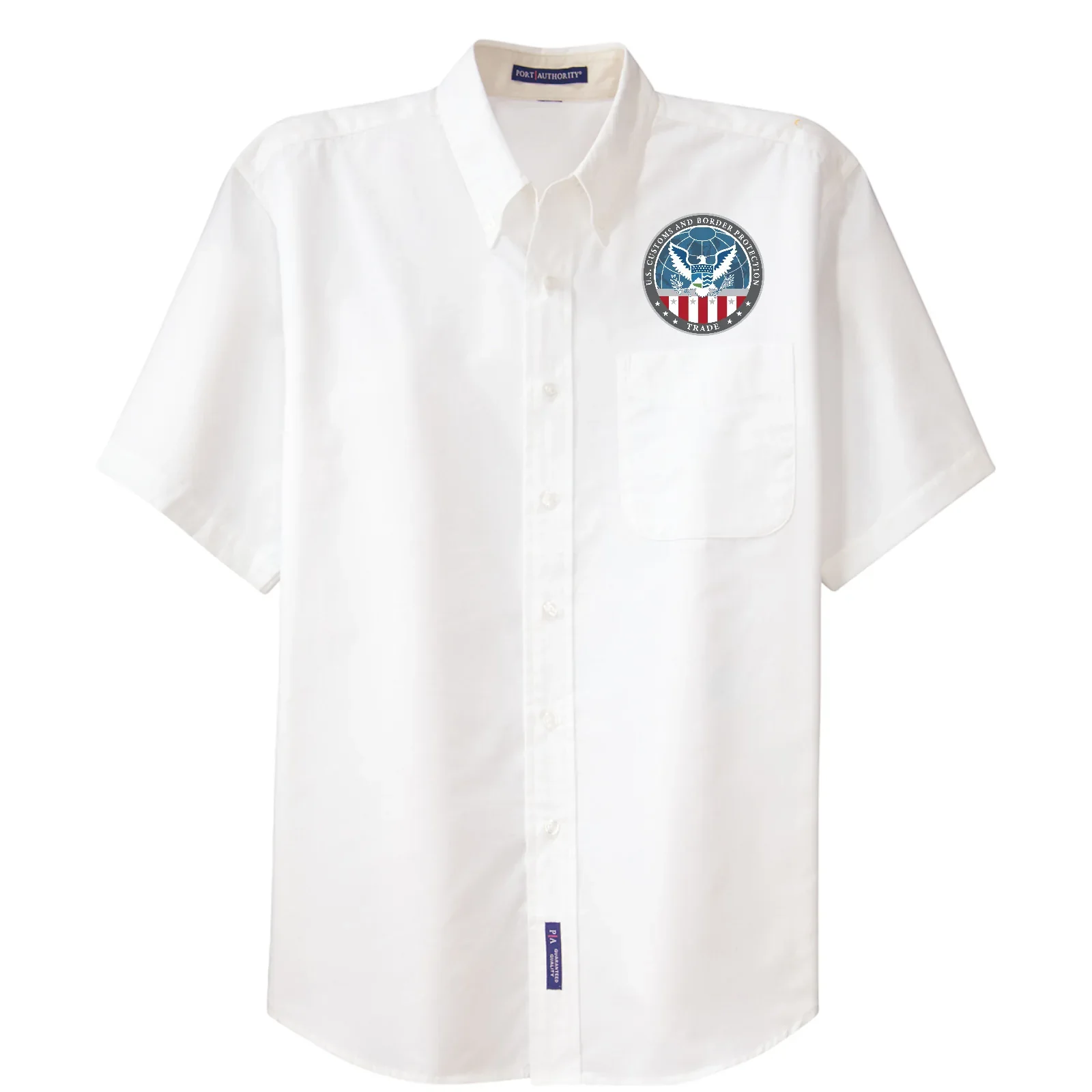 MEN'S CBP OFFICE OF TRADE SHORT SLEEVE TWILL BUTTON UP DRESS SHIRT-S508 - Image 41