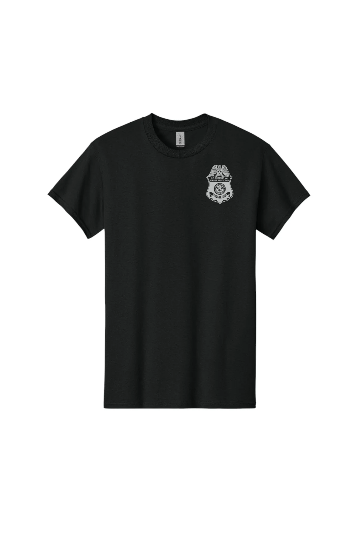 CBP OFFICER RAID GILDEN SOFTSTYLE T-SHIRT GREY INK-64000