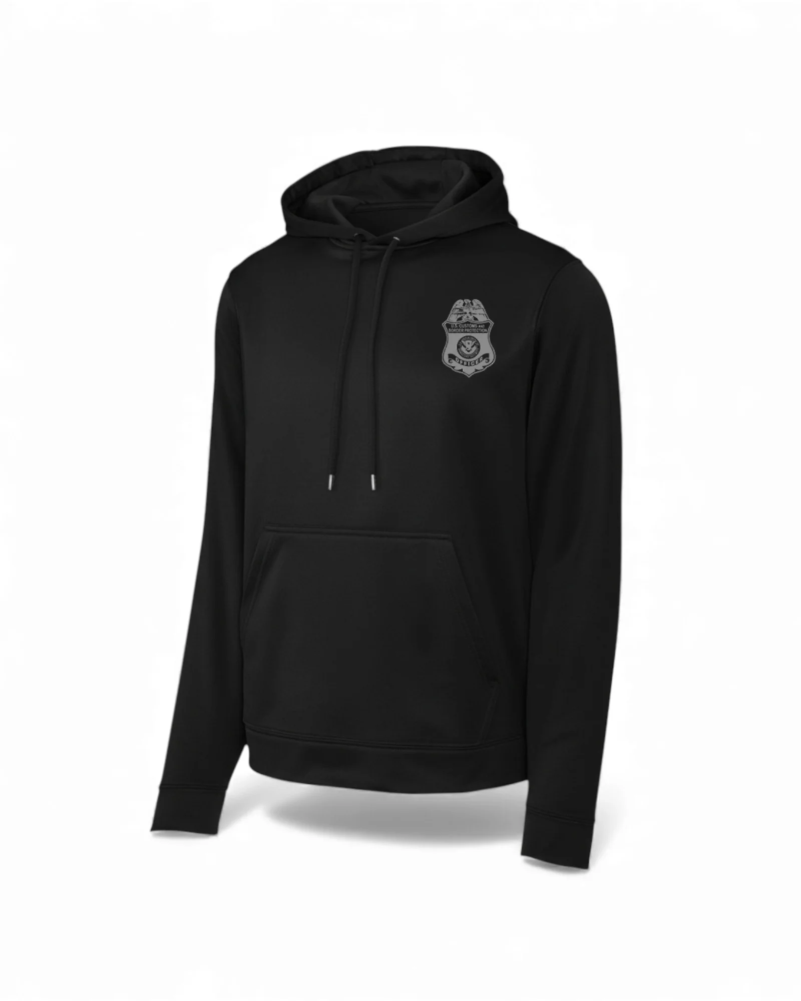 CBP OFFICER RAID WICKING SWEATSHIRT BLACK/GREY INK-F244 - Image 3