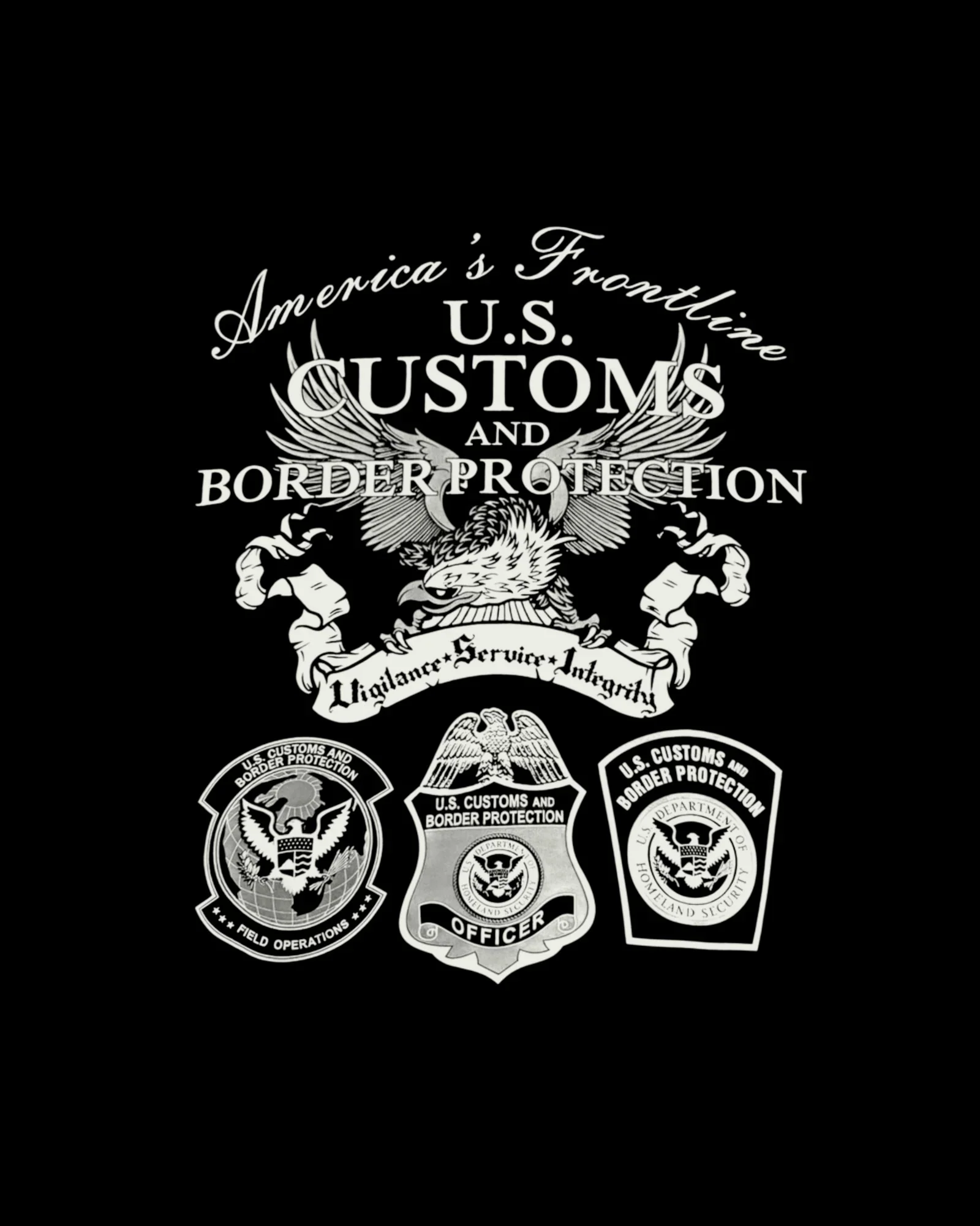 CBP VSI T-SHIRT-BLACK - Image 2