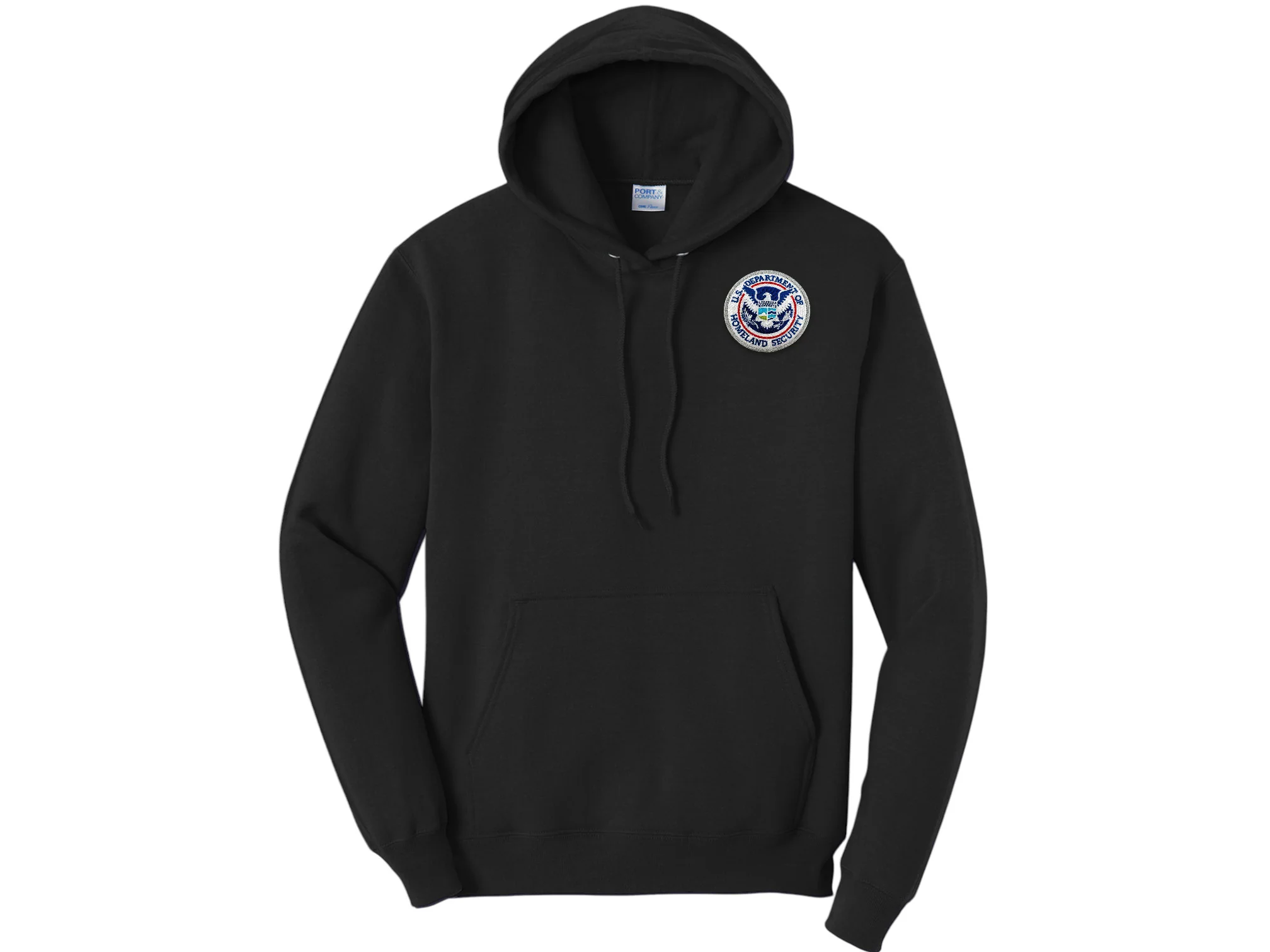 HOODED PULLOVER SWEATSHIRT DHS SEAL EMBROIDERED - Image 6