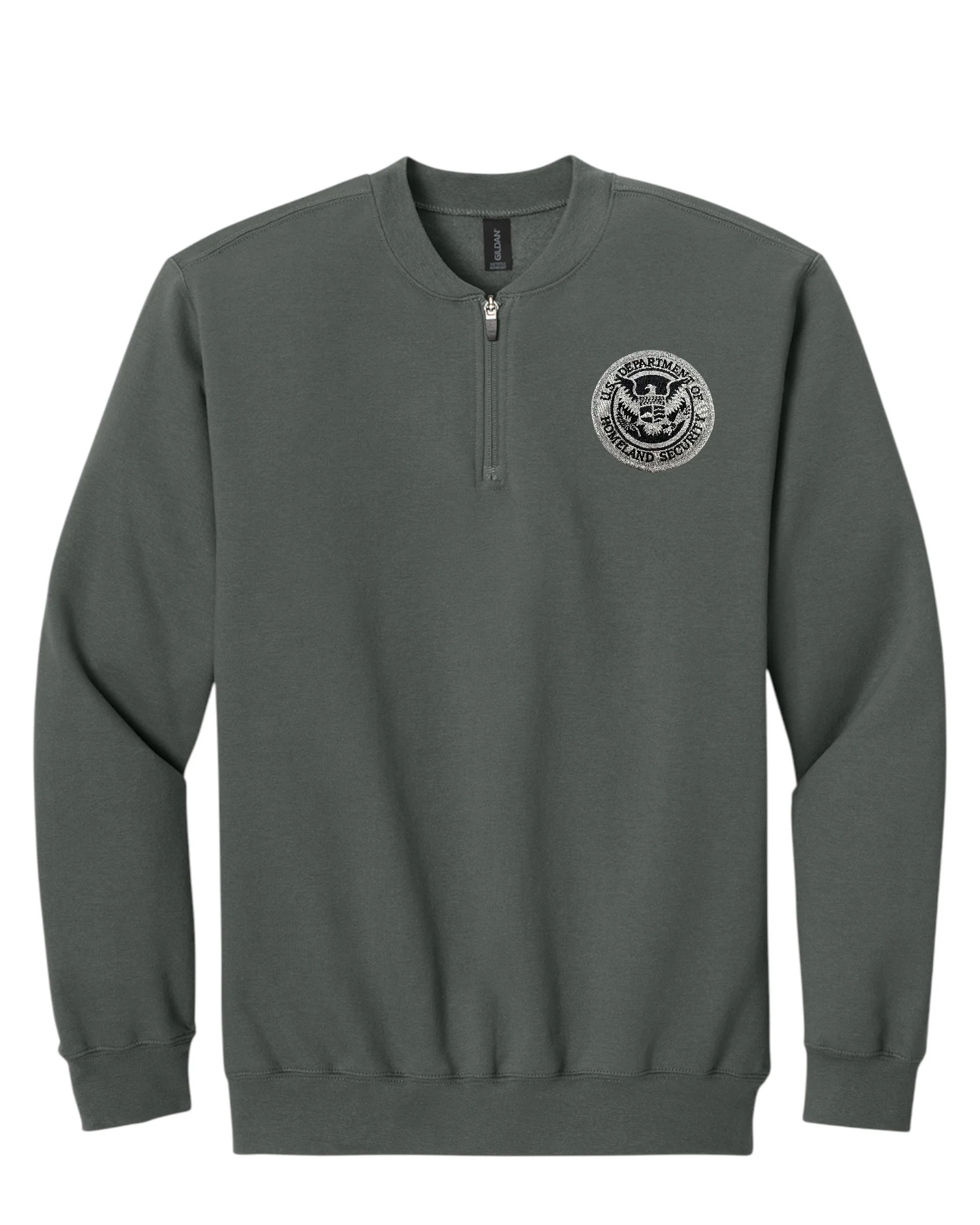 DHS SEAL GILDEN SOFTSTYLE MIDWEIGHT FLEECE 1/4 ZIP: SF008 - Image 13