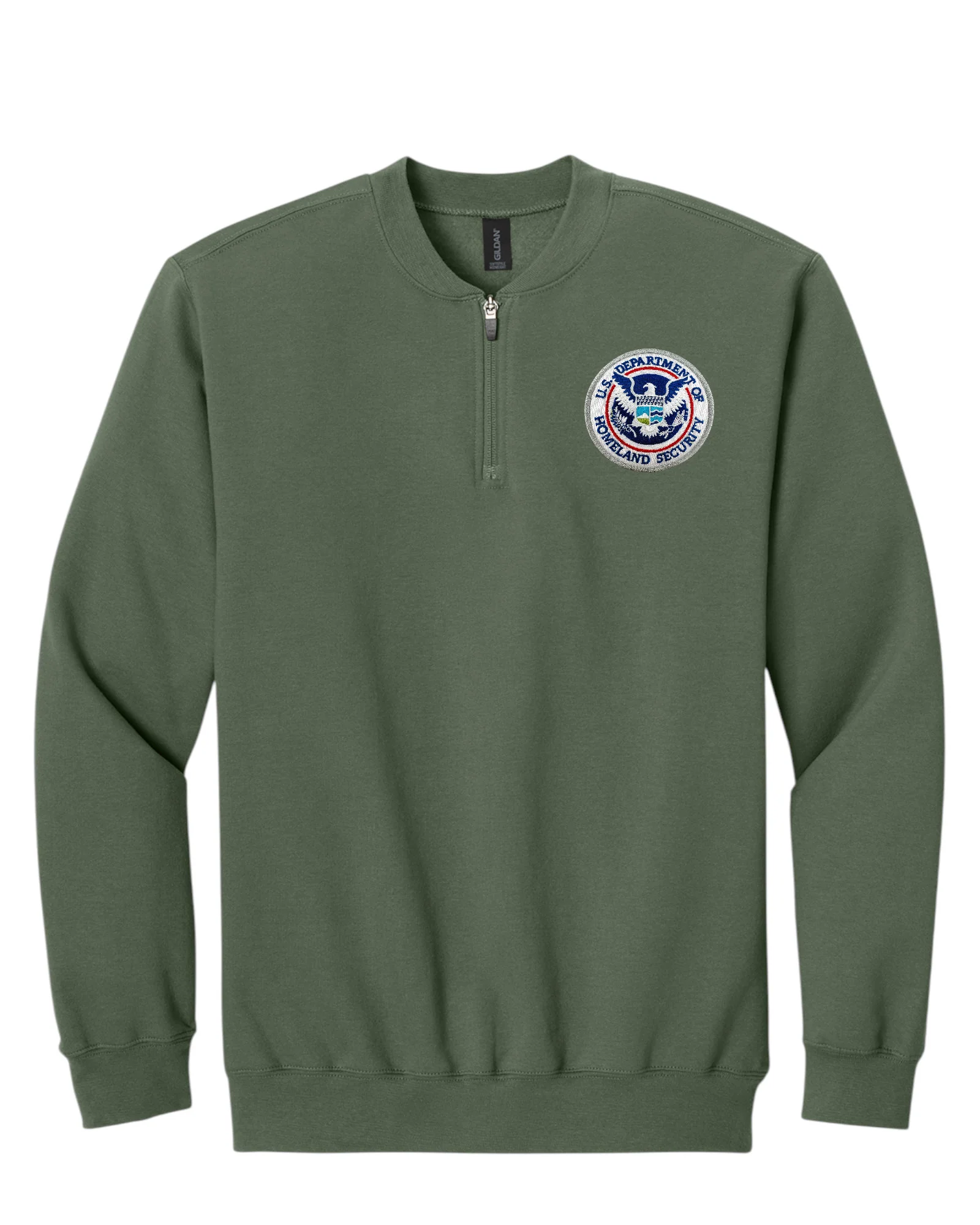 DHS SEAL GILDEN SOFTSTYLE MIDWEIGHT FLEECE 1/4 ZIP: SF008 - Image 16