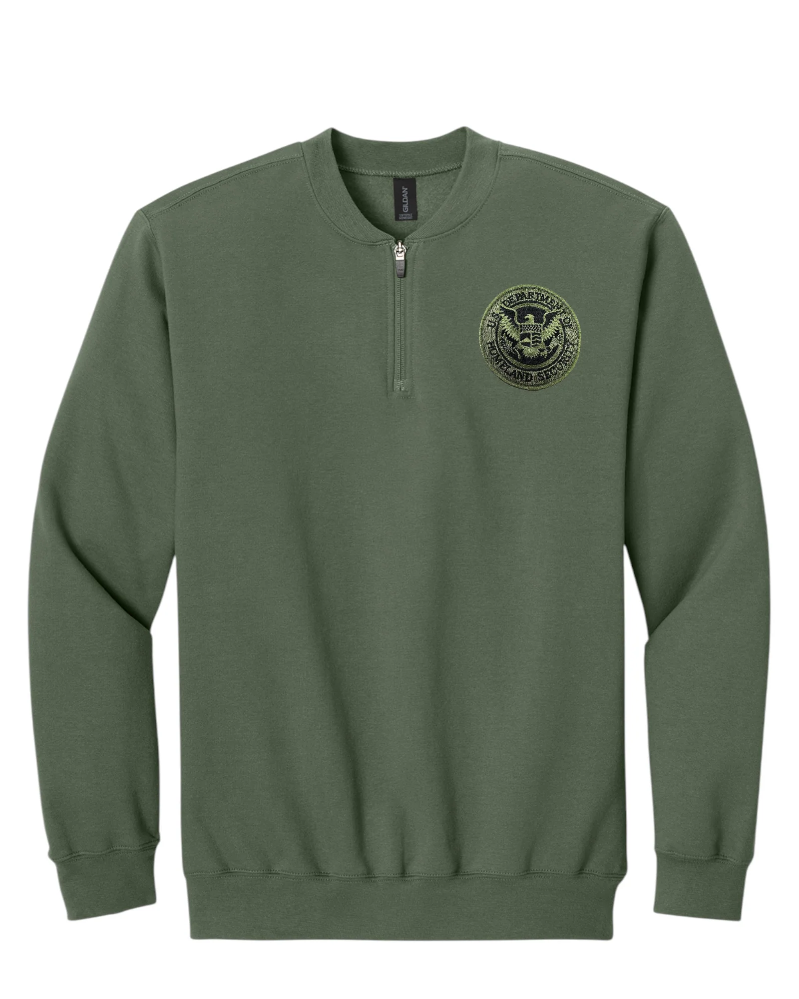 DHS SEAL GILDEN SOFTSTYLE MIDWEIGHT FLEECE 1/4 ZIP: SF008 - Image 17