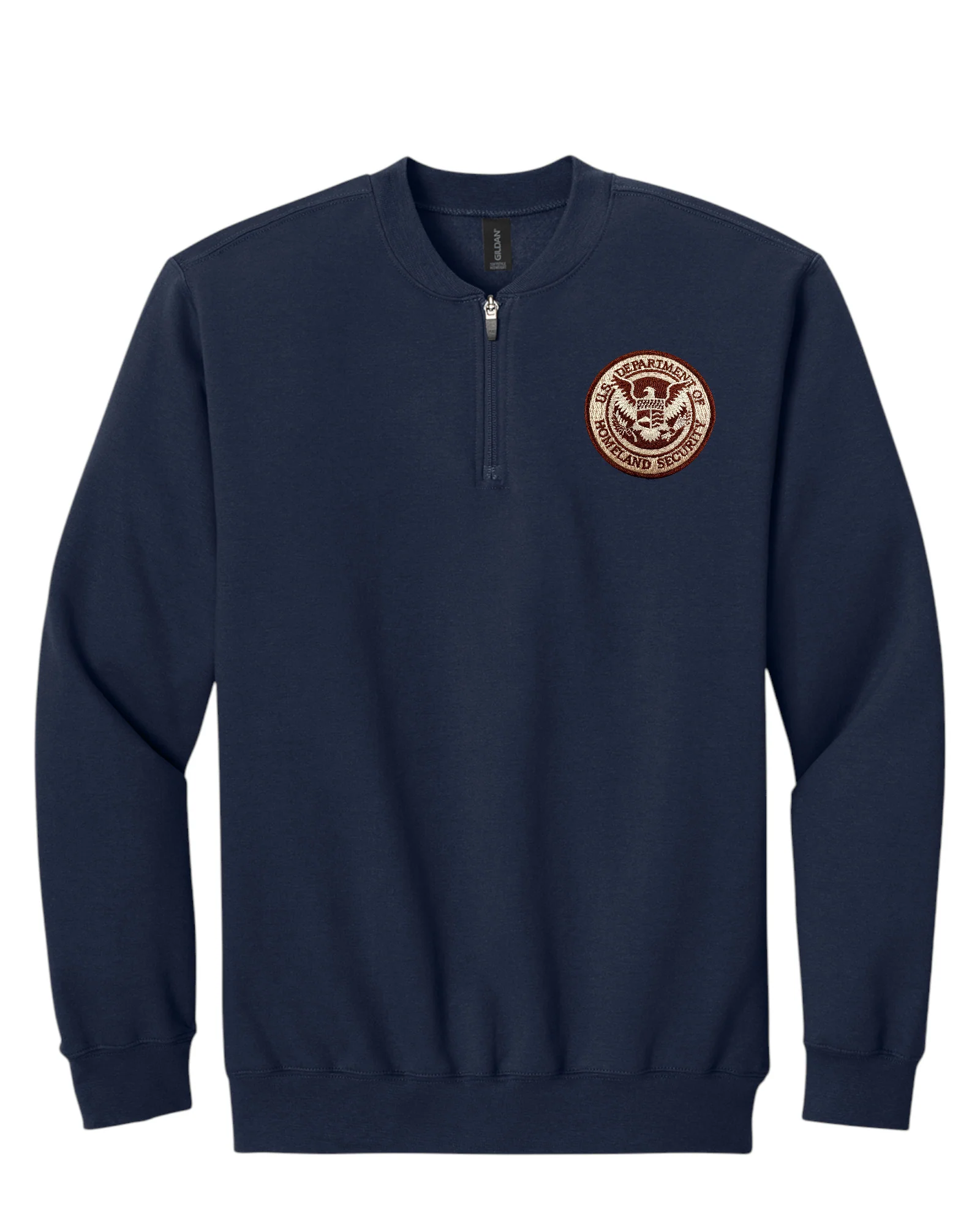 DHS SEAL GILDEN SOFTSTYLE MIDWEIGHT FLEECE 1/4 ZIP: SF008 - Image 5