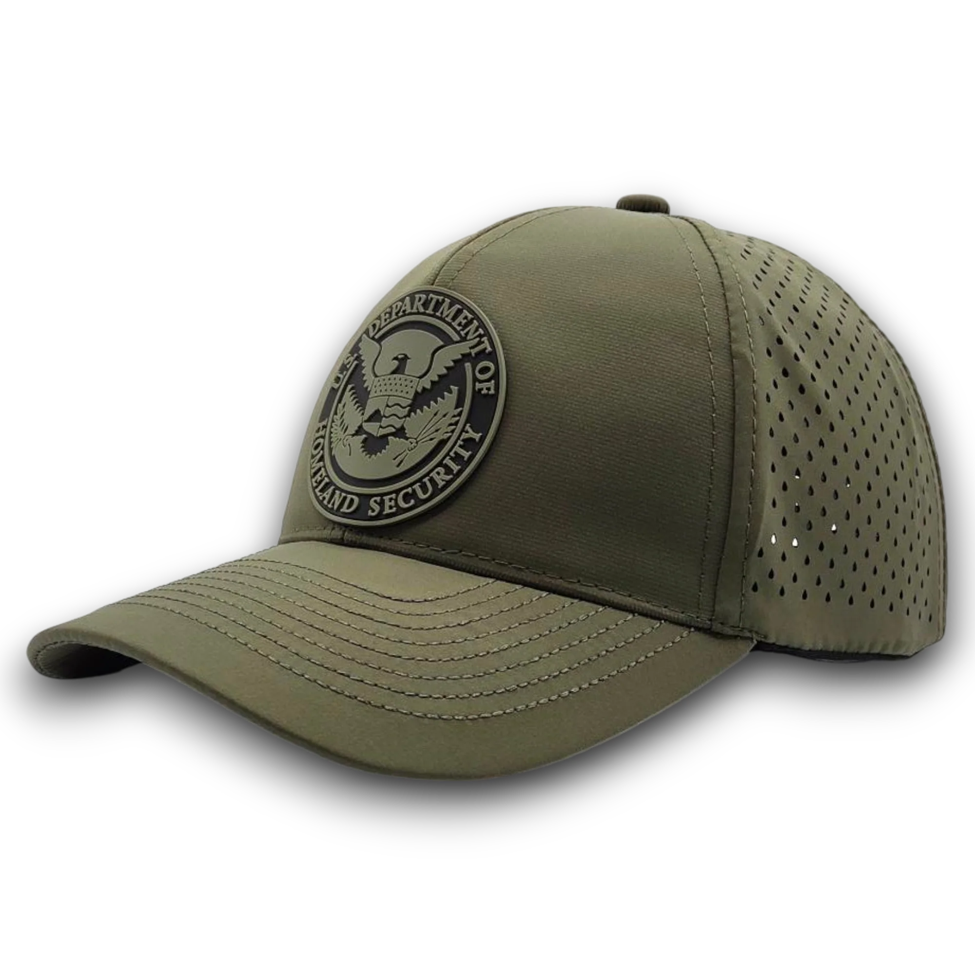 DHS SEAL PVC PATCH SCS BRAND PERFORATED MESH HAT - Image 3