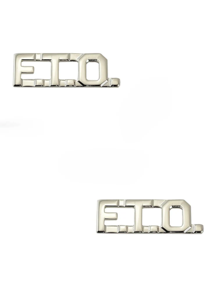 F.T.O. DIE STRUCK LETTERS PIN PAIRS 3/8" High - Image 3