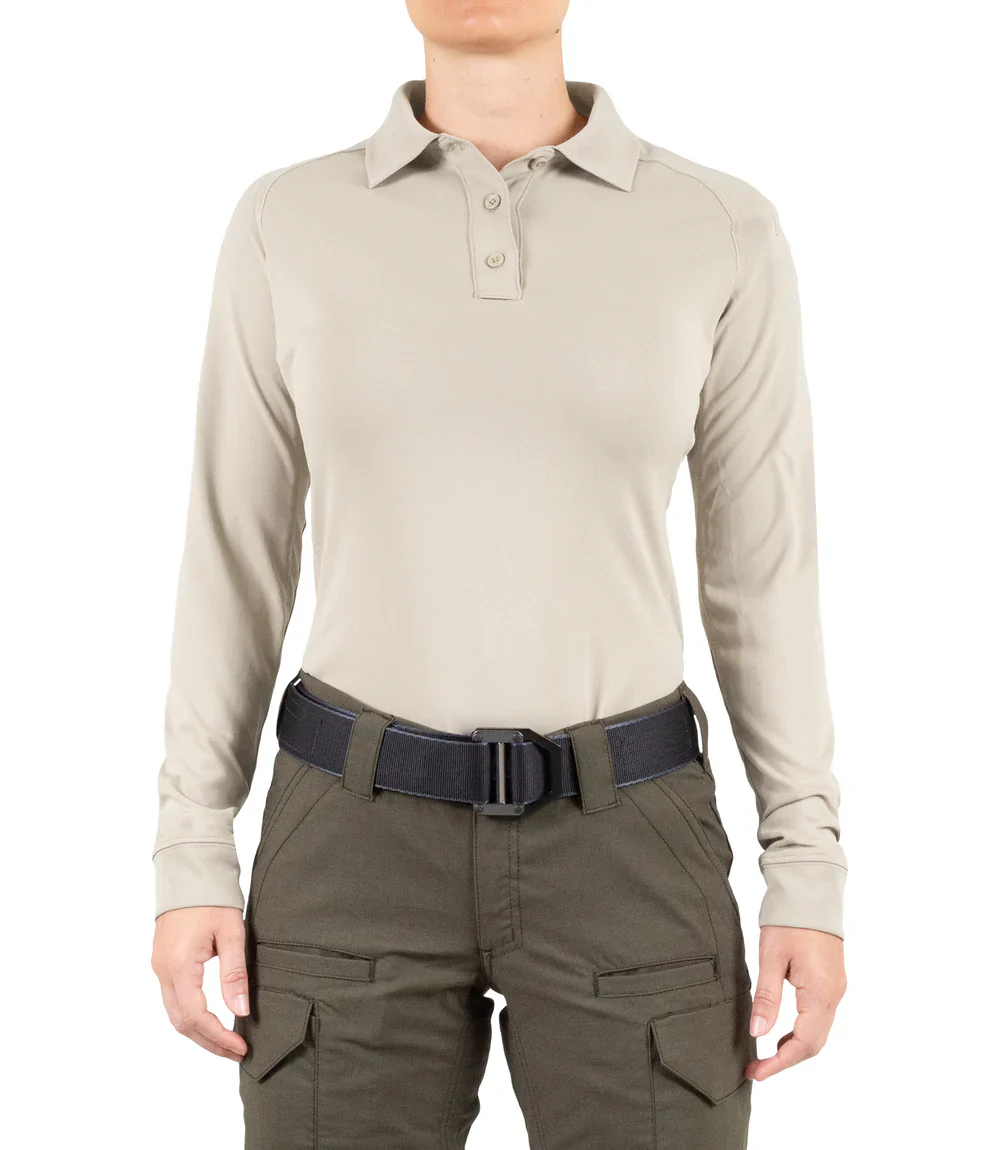 FIRST TACTICAL WOMEN'S PERFORMANCE LONG SLEEVE POLO 121503 - Image 2